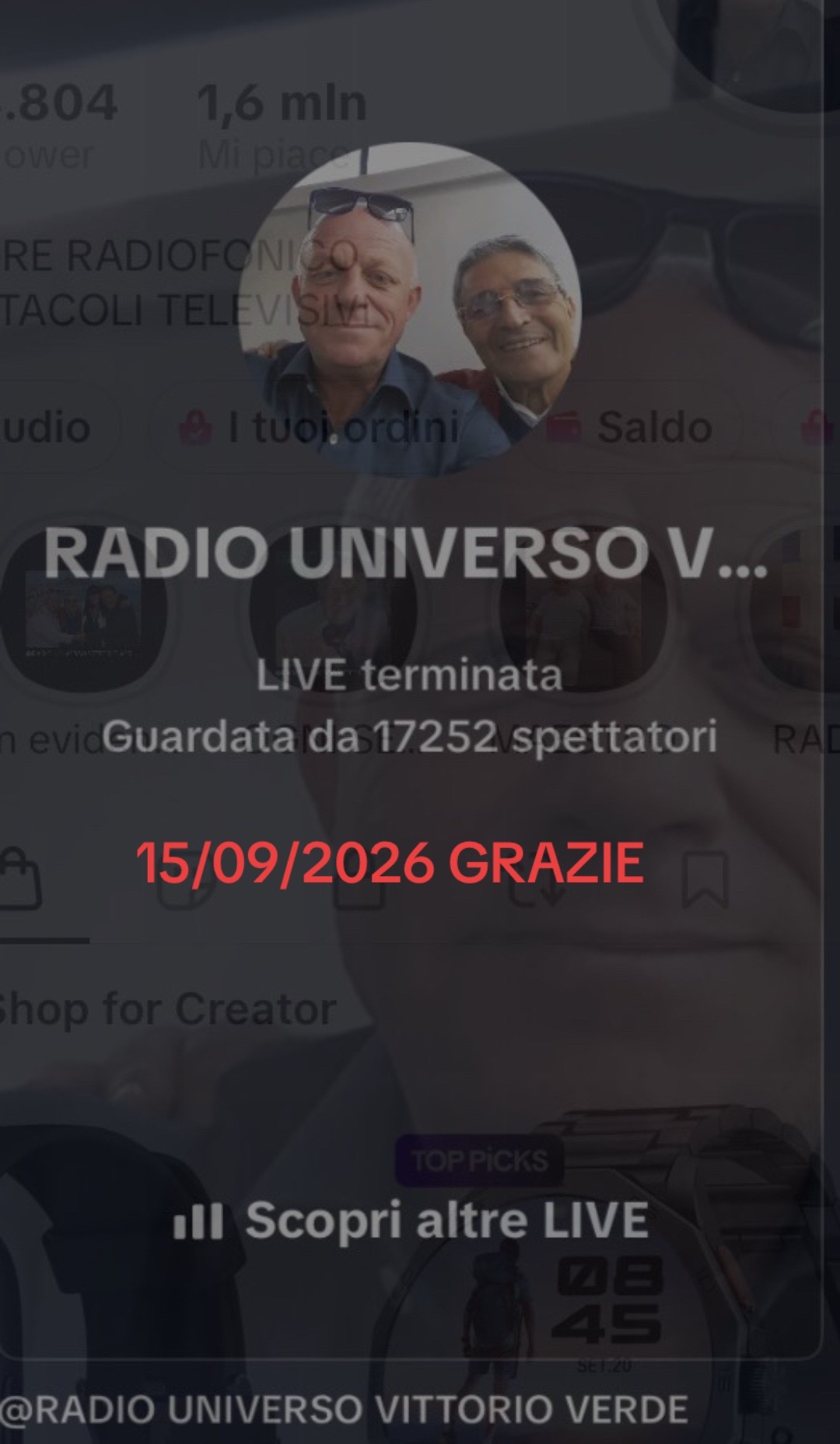 @RADIO UNIVERSO VITTORIO VERDE