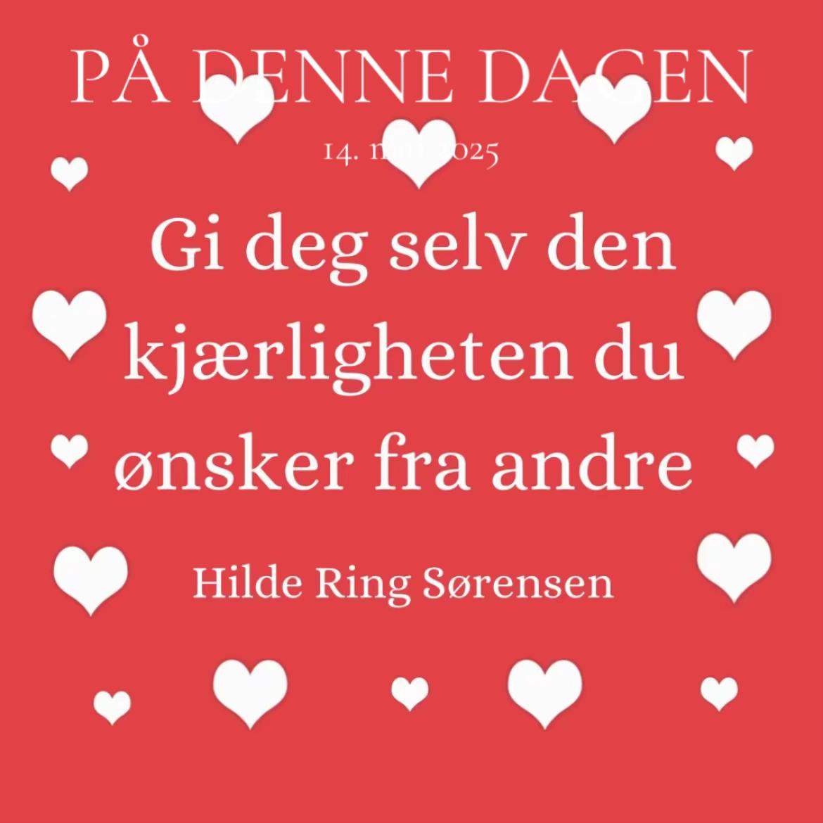 @Hilde Ring S&oslash;rensen