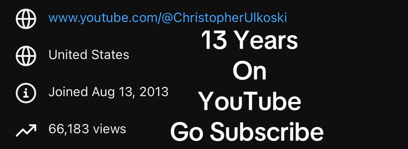 @ChristopherUlkoski