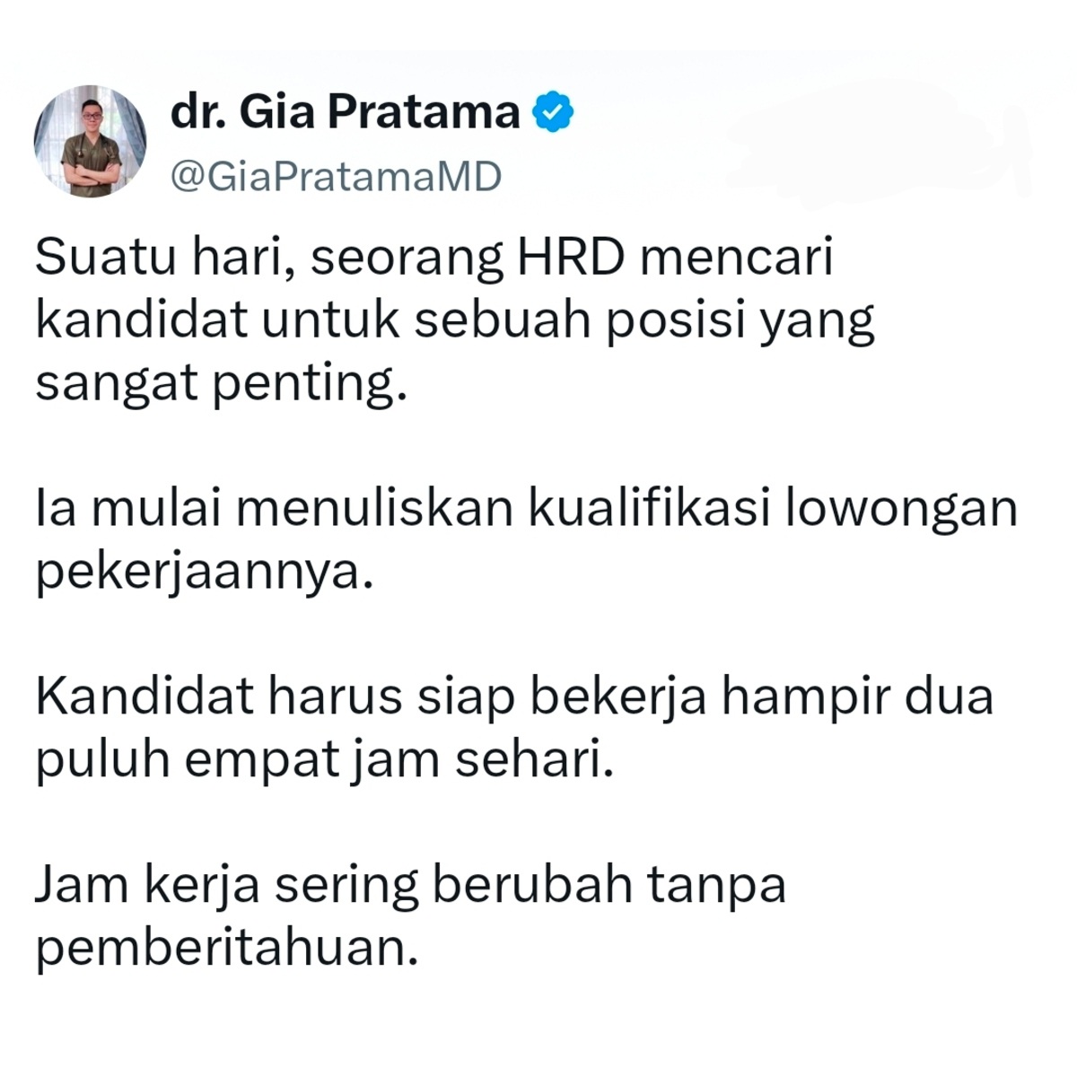 @dr. Gia Pratama