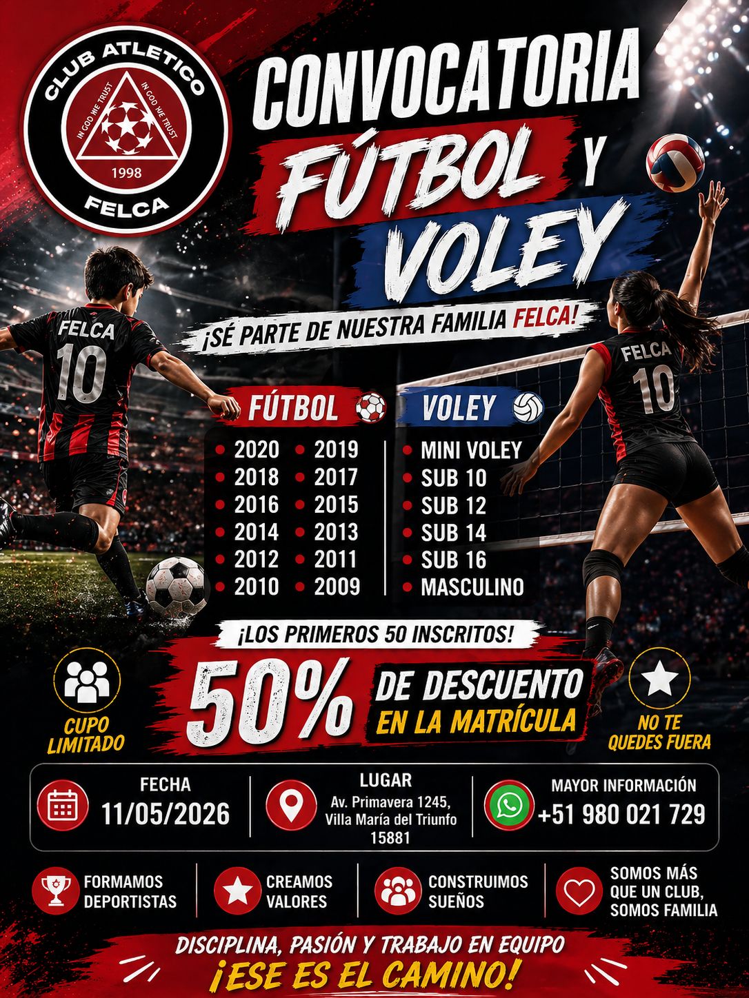 @CLUB ATL&Eacute;TICO FELCA