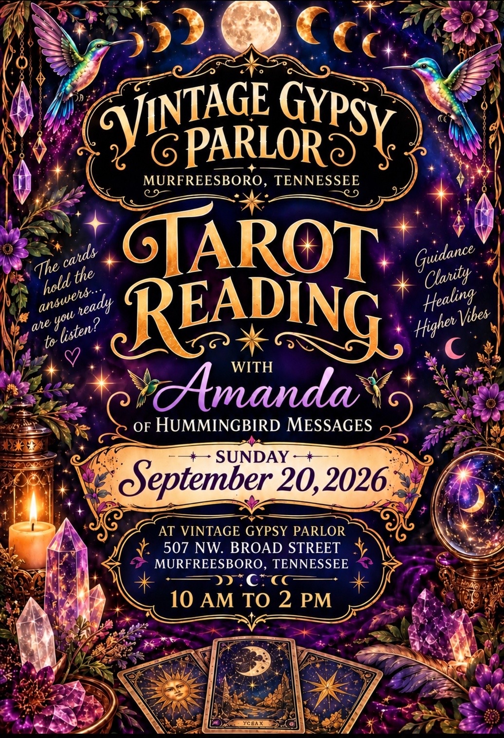 @Hummingbird Messages/ Amanda