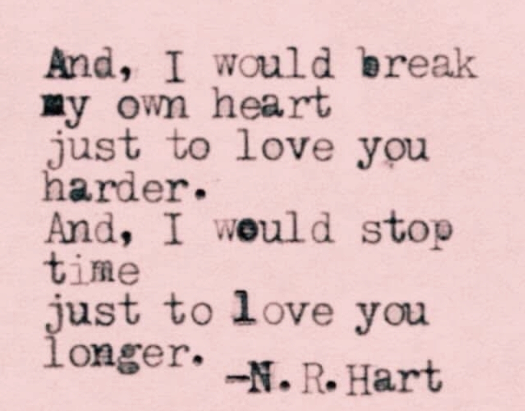 @Forever yours, Faithfully.