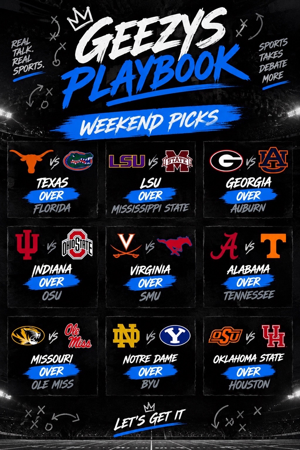 @Geezy’s Playbook ๐