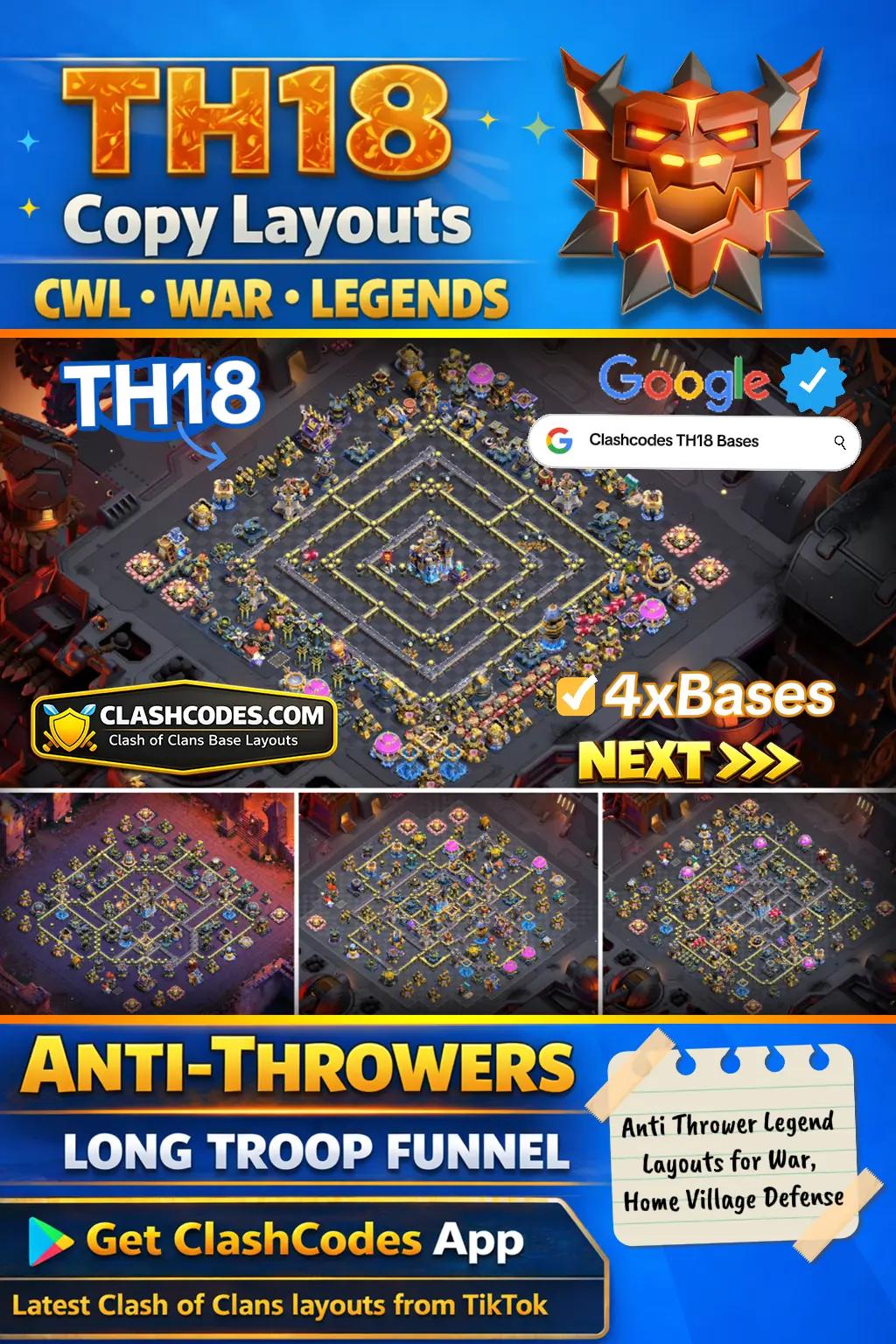 @Clashcodes COC Baselayouts