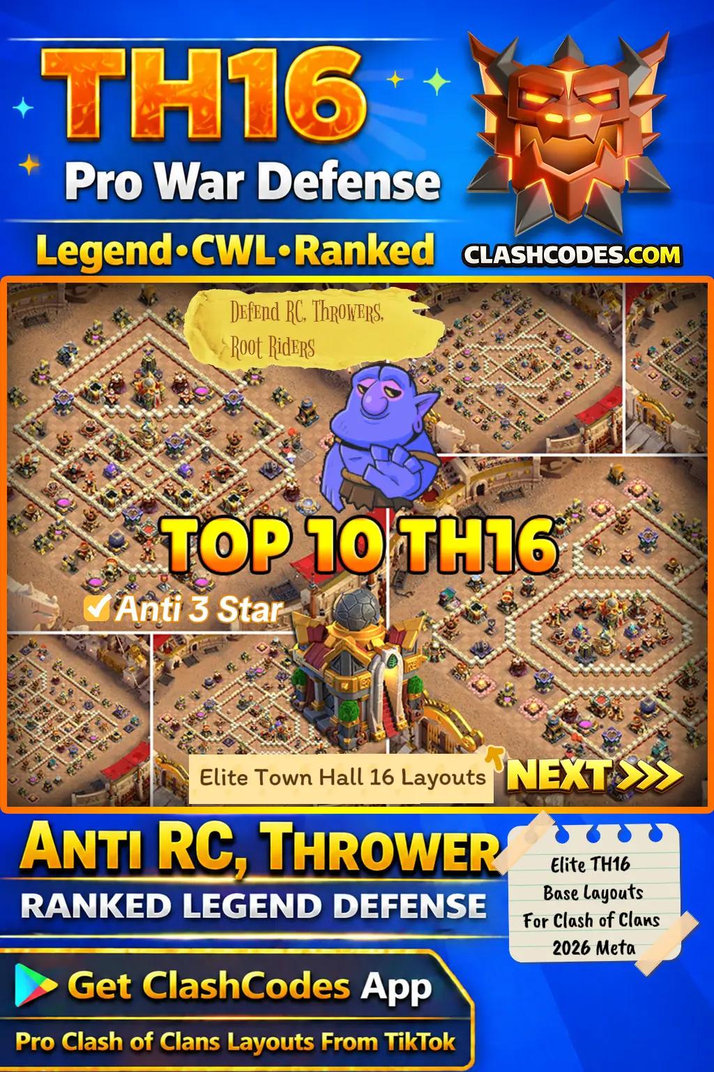 @Clashcodes COC Baselayouts