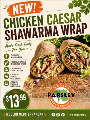 @Parsley Modern Mediterranean