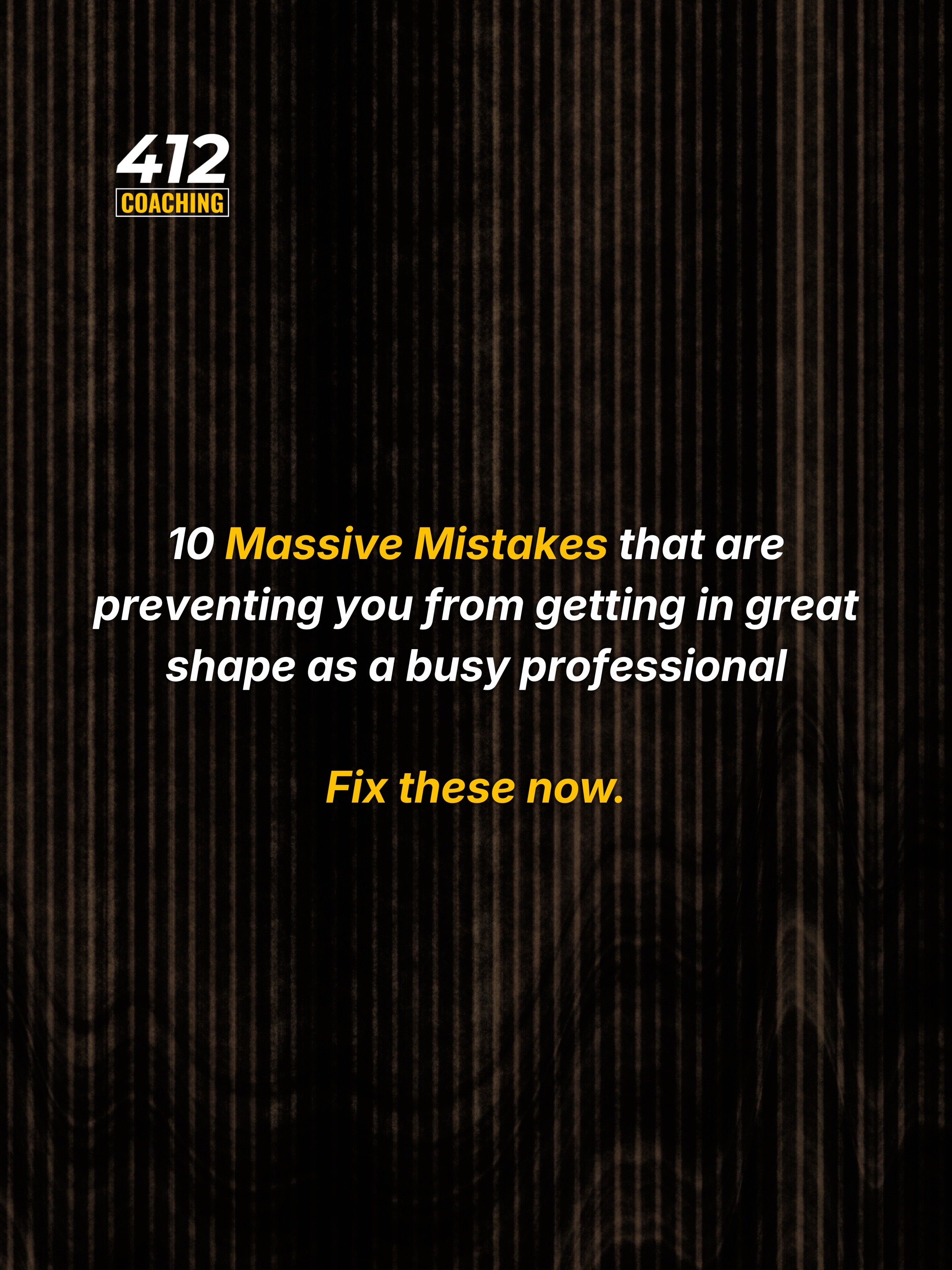 @412 Coaching