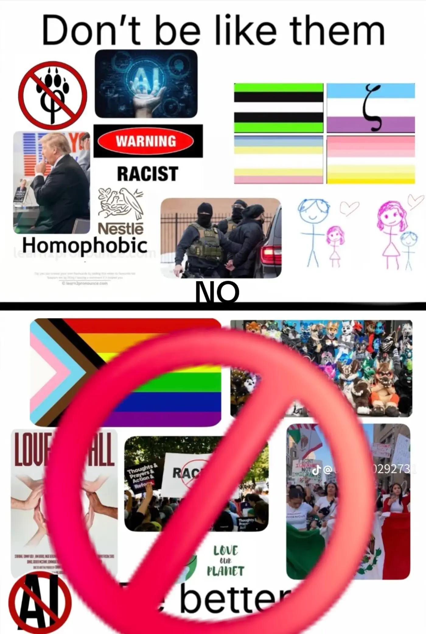 @🏳️&zwj;🌈🫷homophobic guy🫸🏳️&zwj;🌈