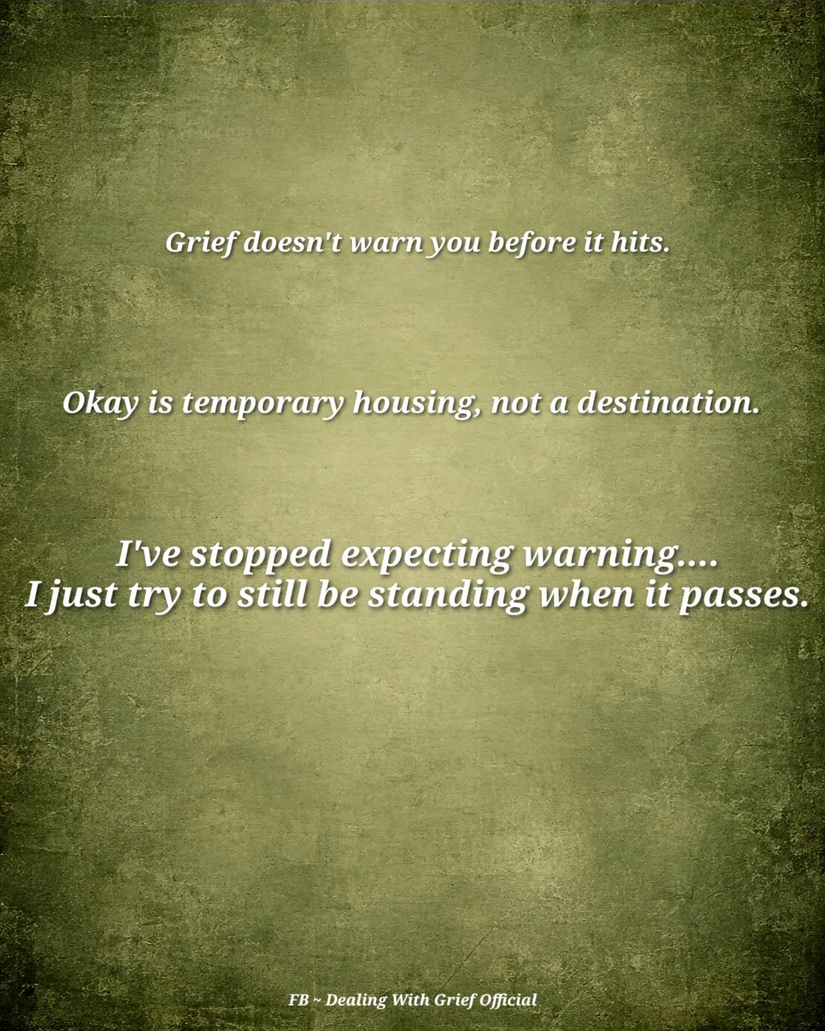@Dealing With Grief