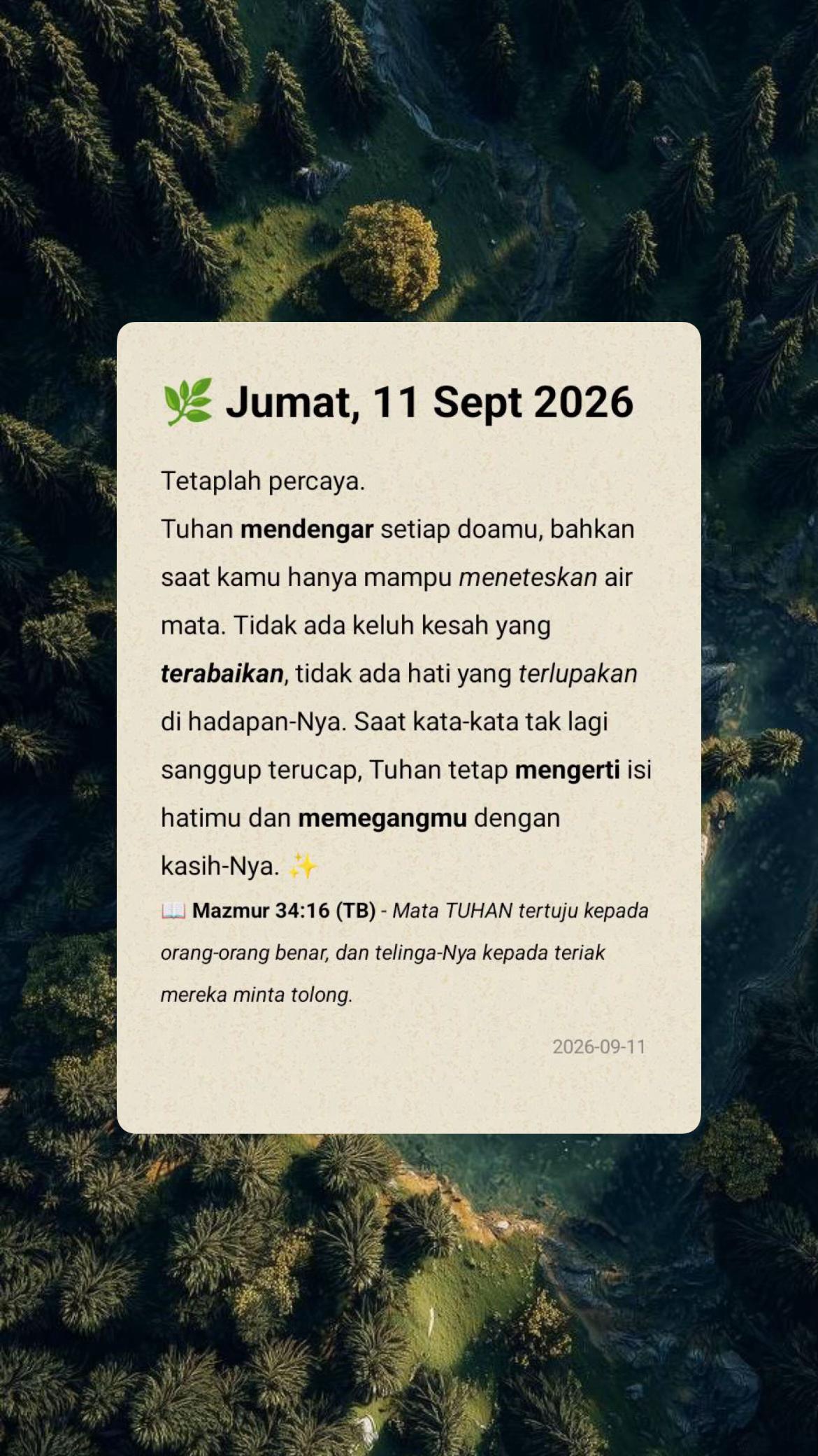 @MOTIVASI PERCAYA🕊️
