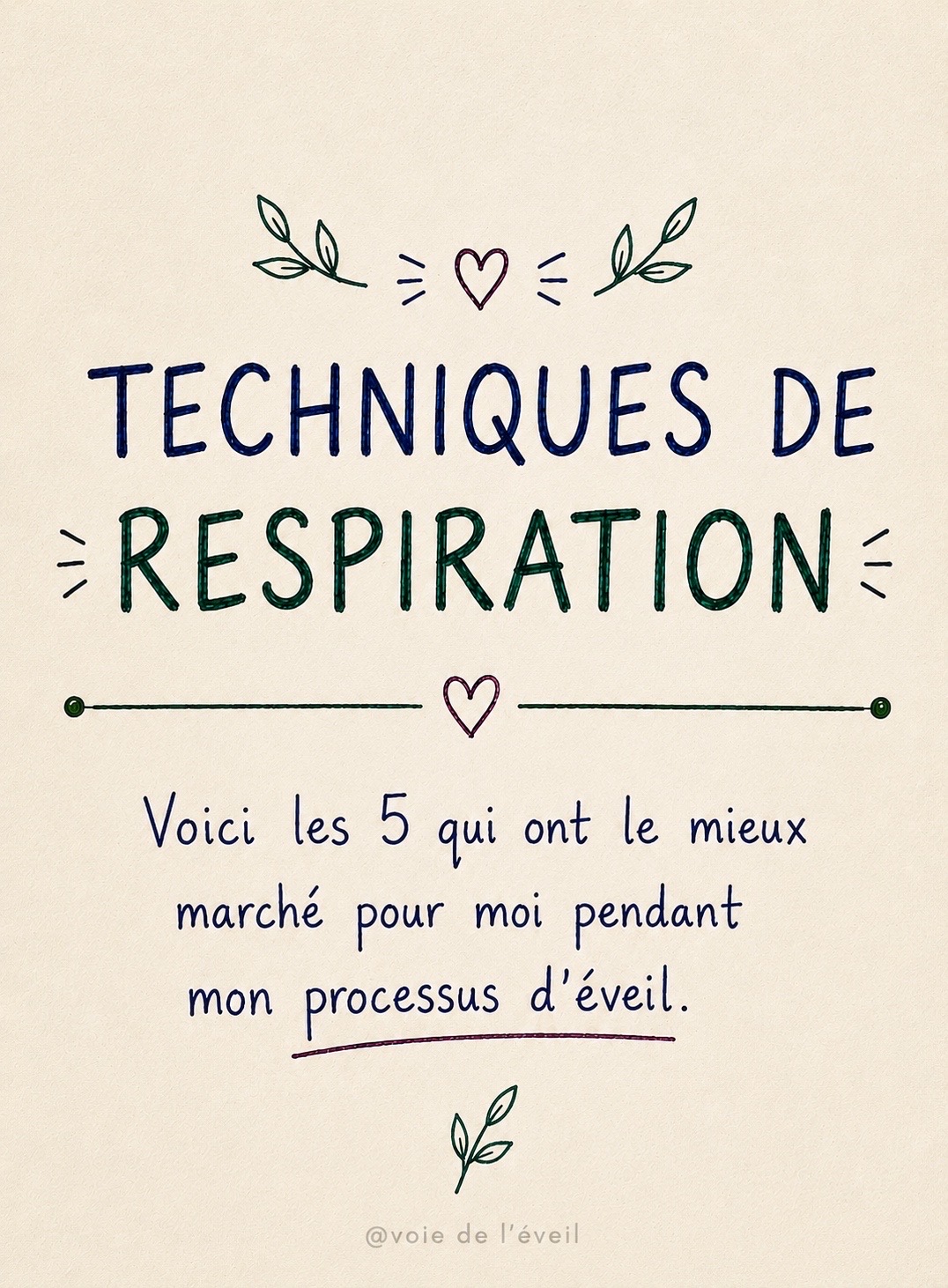 @La Voie de l'Éveil