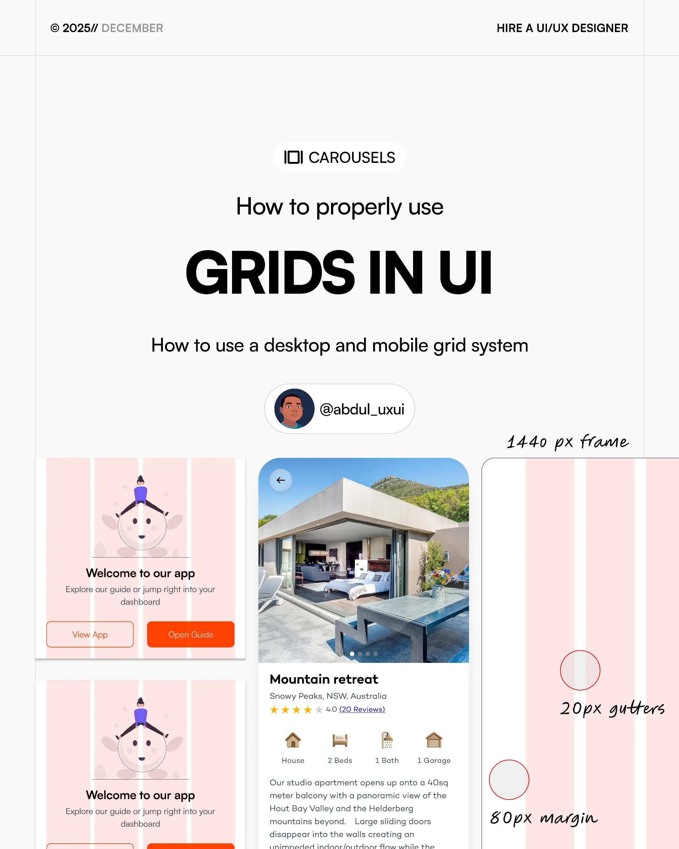 @Abdul &mdash; UI/UX Designer