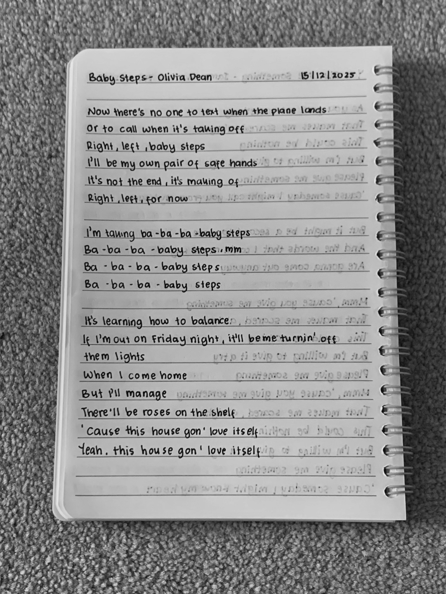 @handwriting lyrics