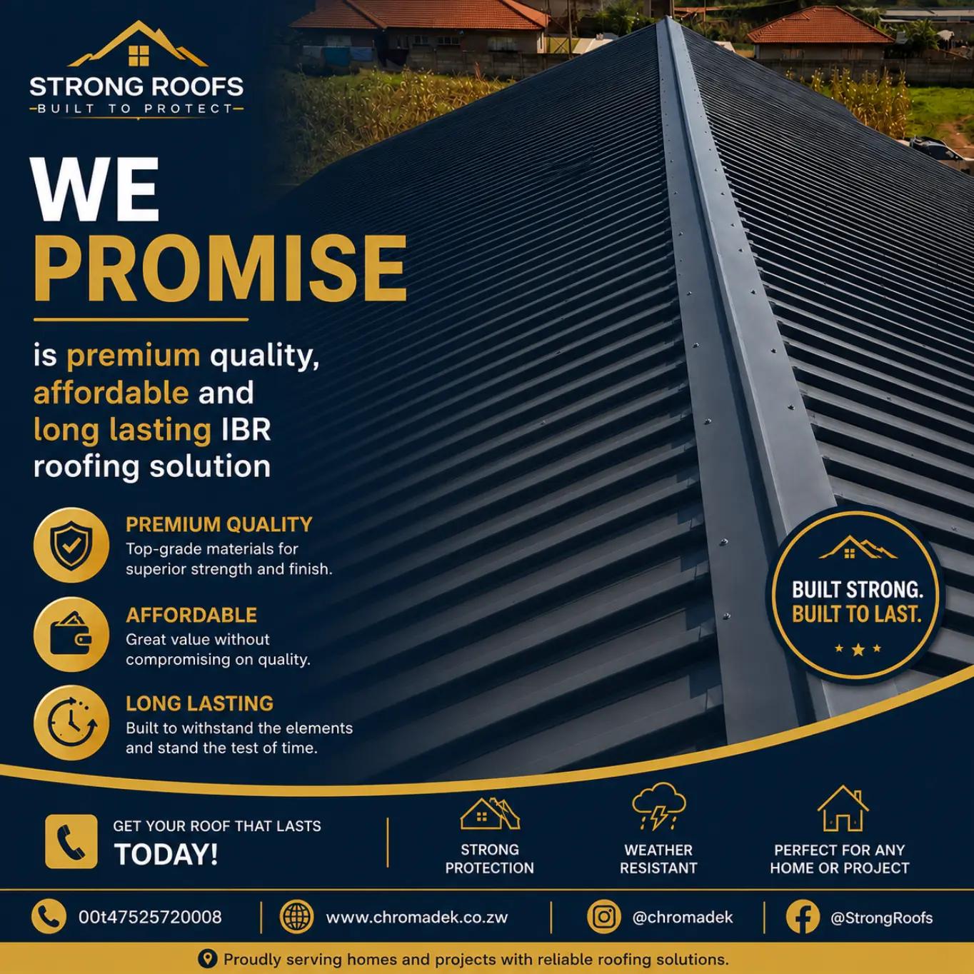 @chromadek IBR Roofing sheets