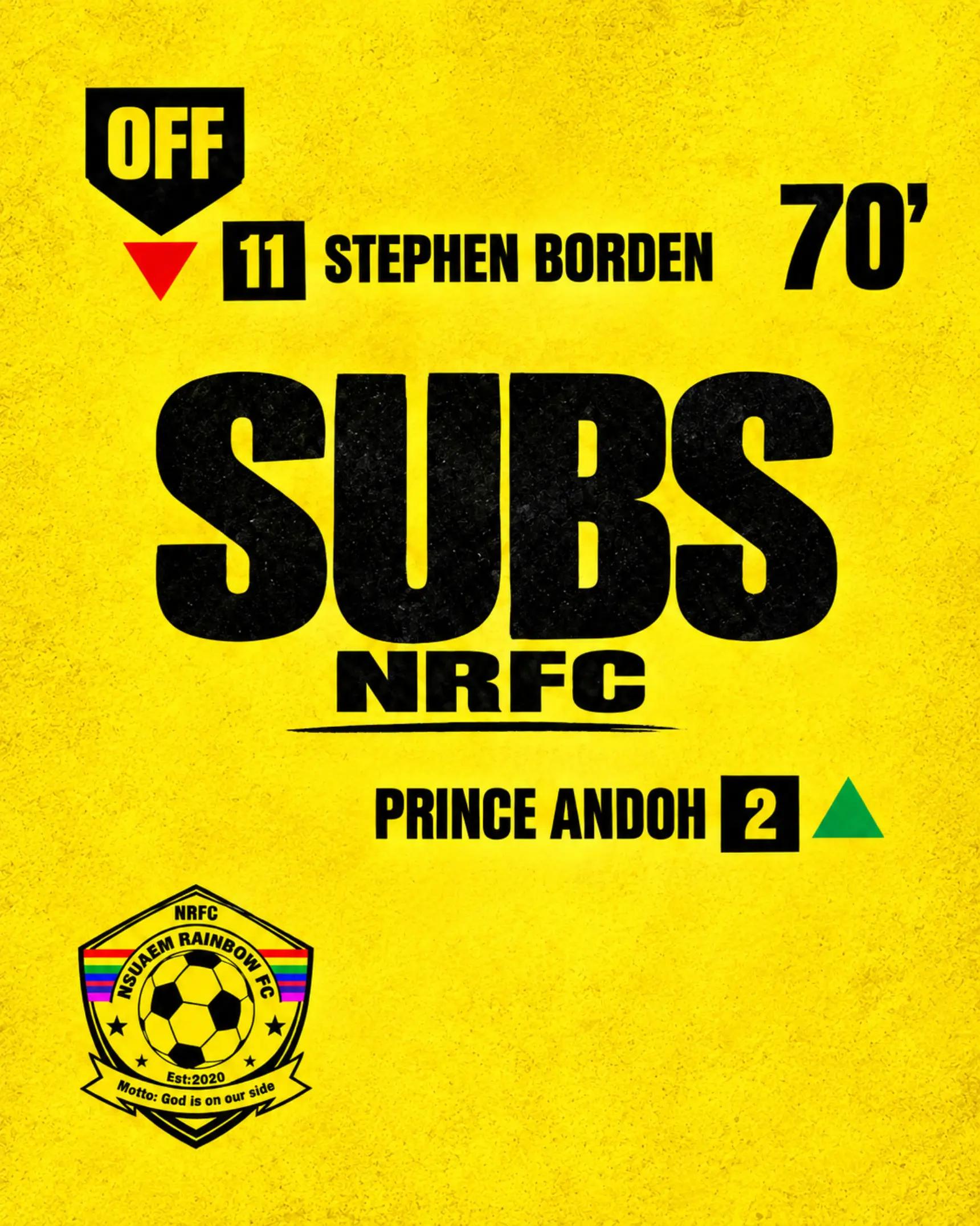 @Nsuaem Rainbow FC