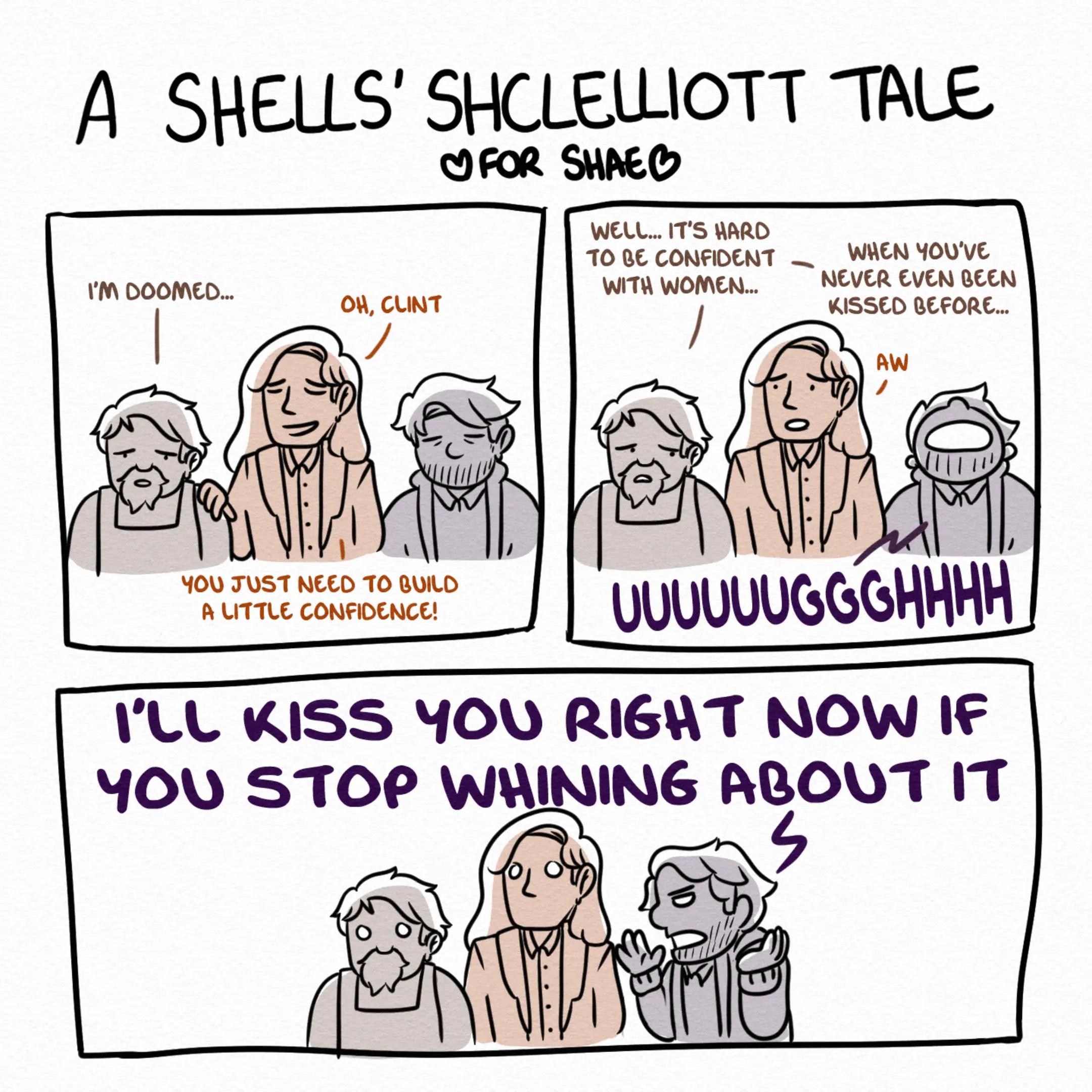 @Shells | Shane x Elliott fic