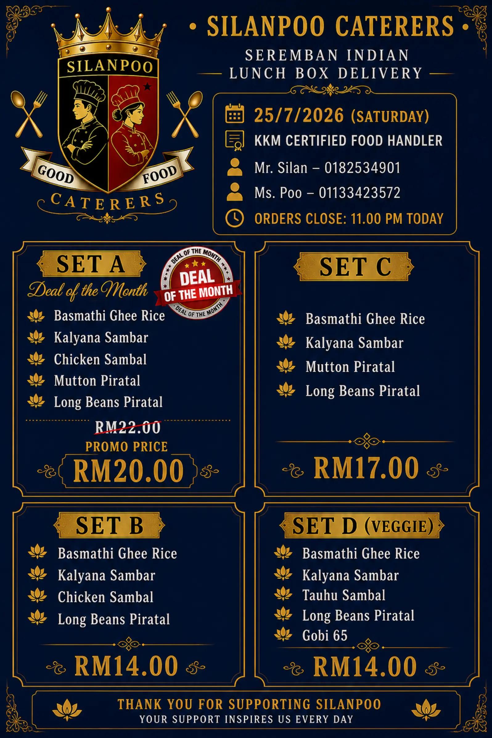 @SilanPoo Caterers Seremban