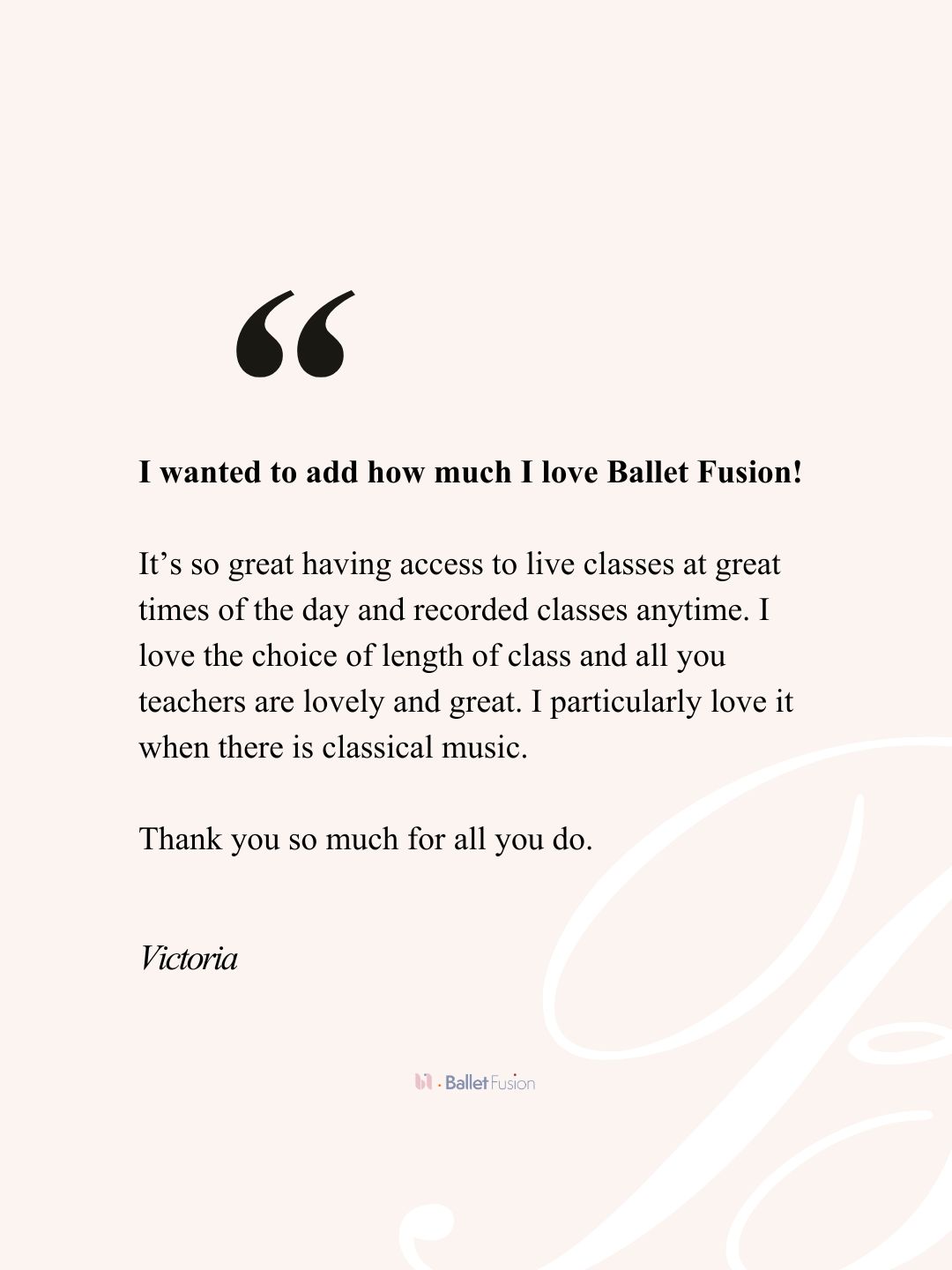 @Ballet Fusion Activewear