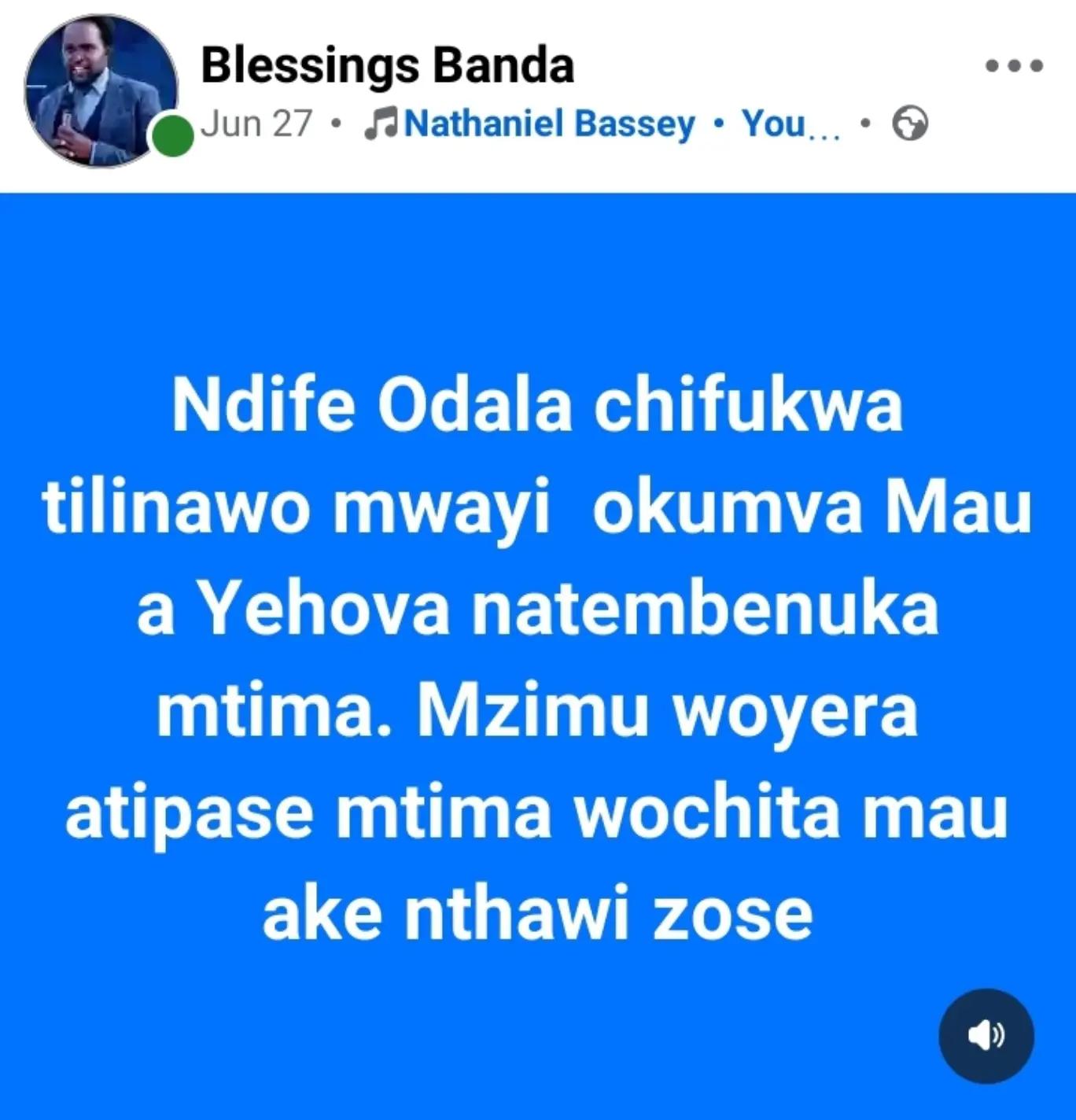 @Prophet Blessings Zuze Banda