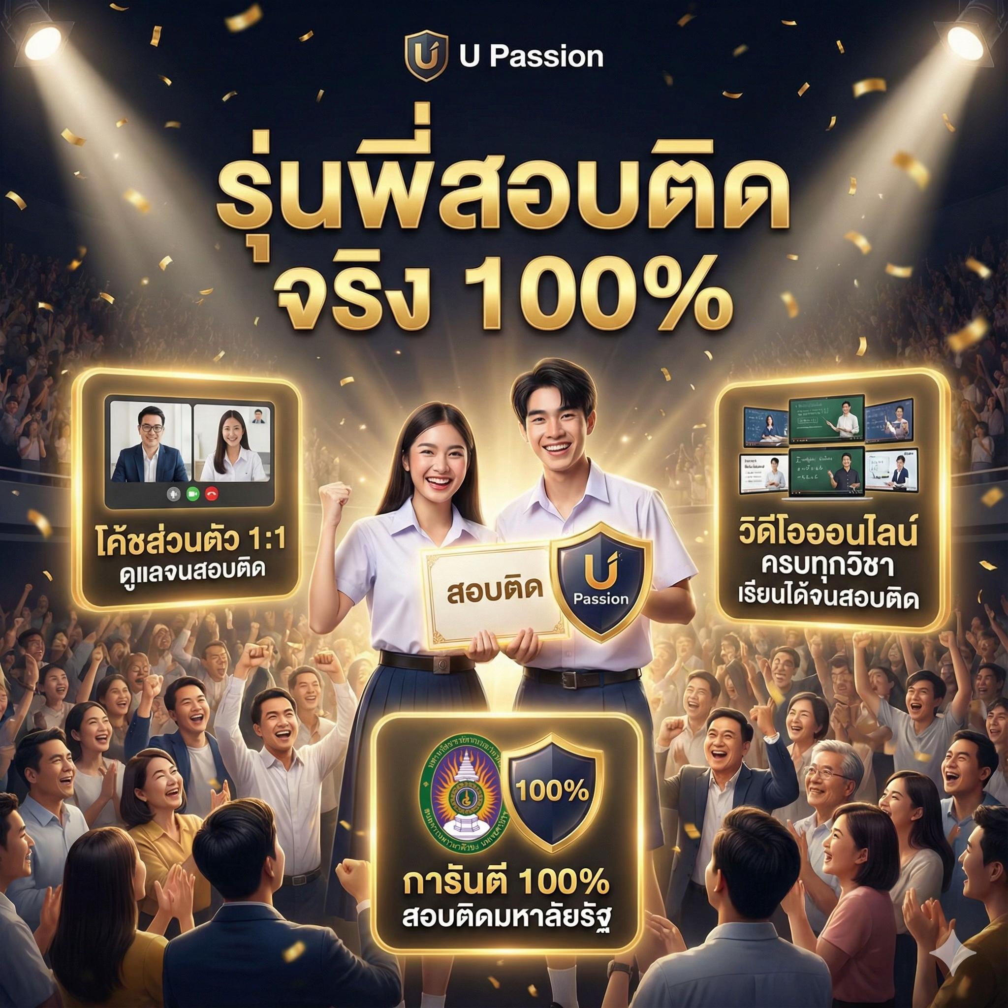 @U Passion ติวออนไลน์ ไม่ซ้ำใคร