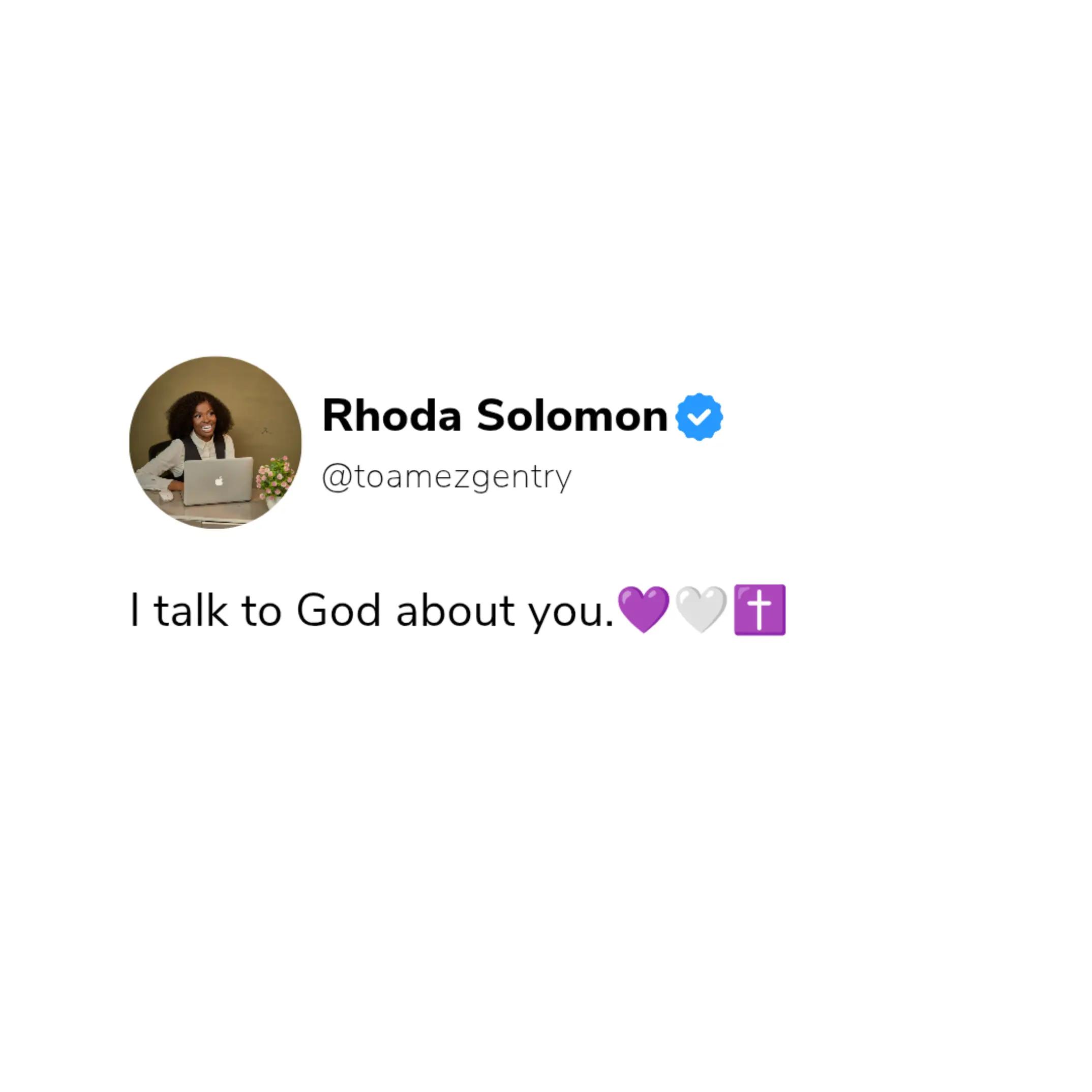 @Rhoda S✝️😇🤎