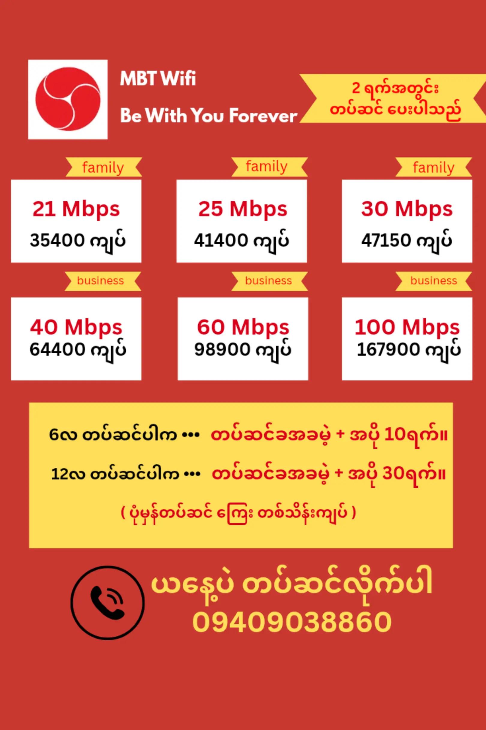 @MBT Wifi Taunggyi / Ayetharyar