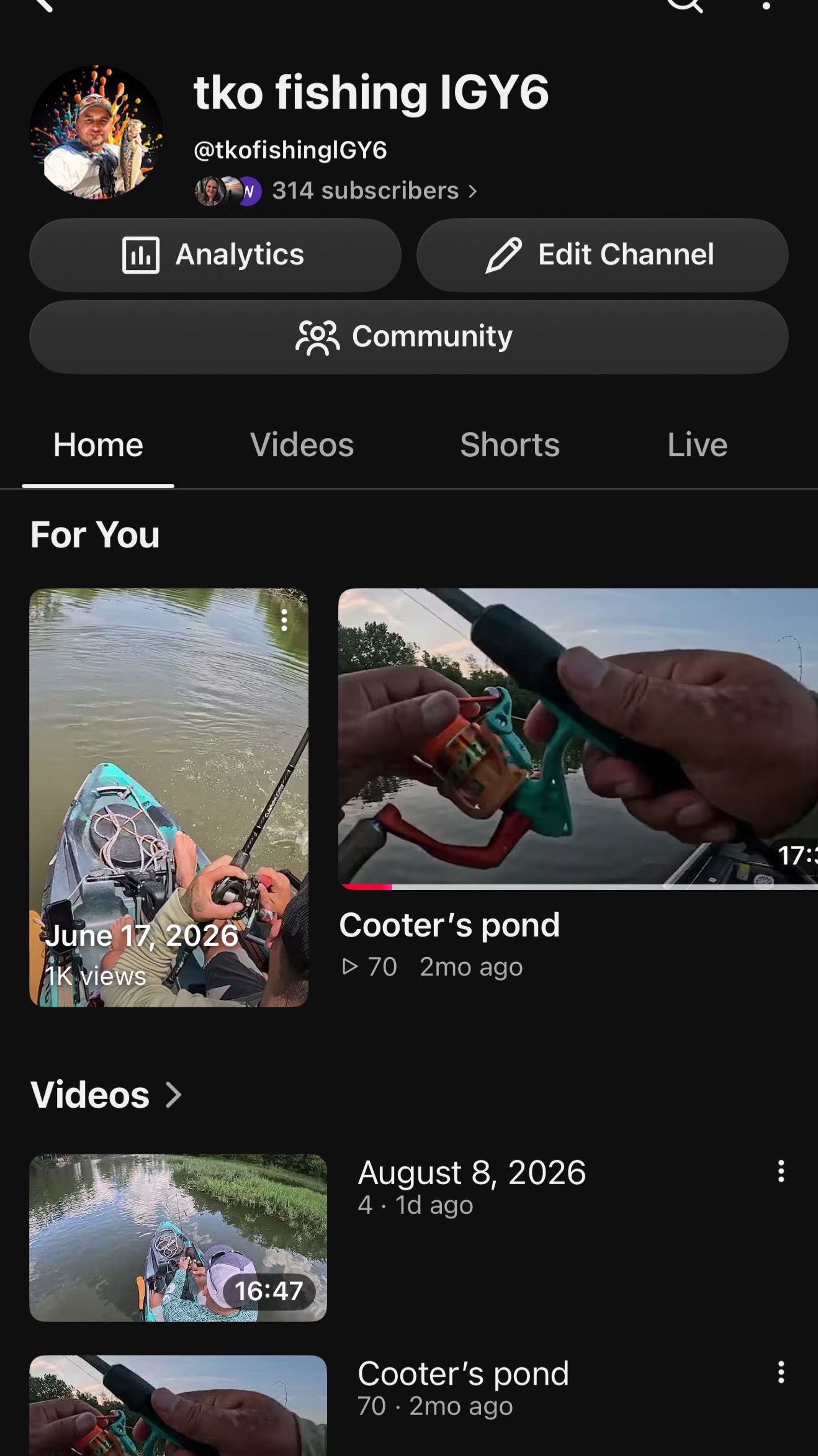 @Tko fishing IGY6
