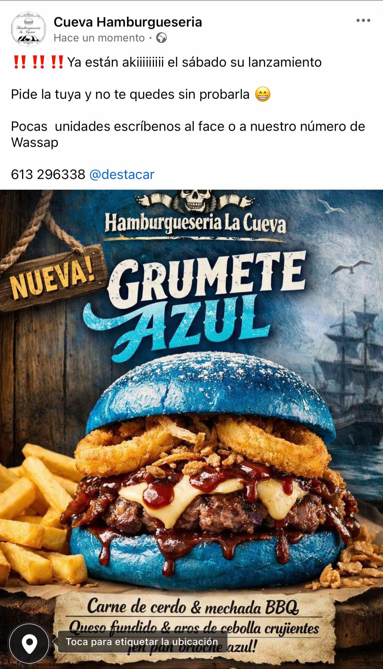 @Hamburgueseria La Cueva