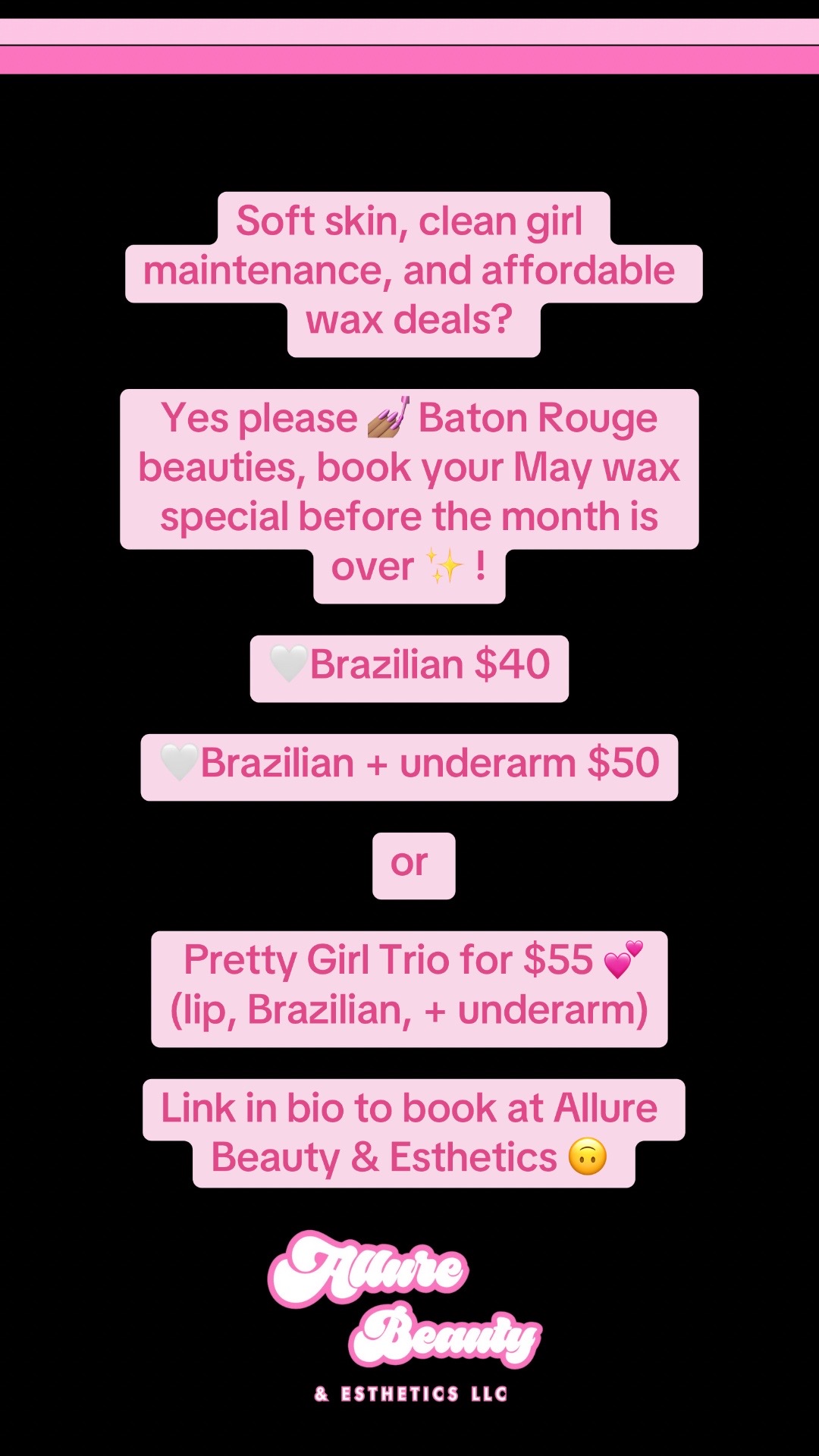 @Baton Rouge Waxer💕🧖🏽♀️🩺