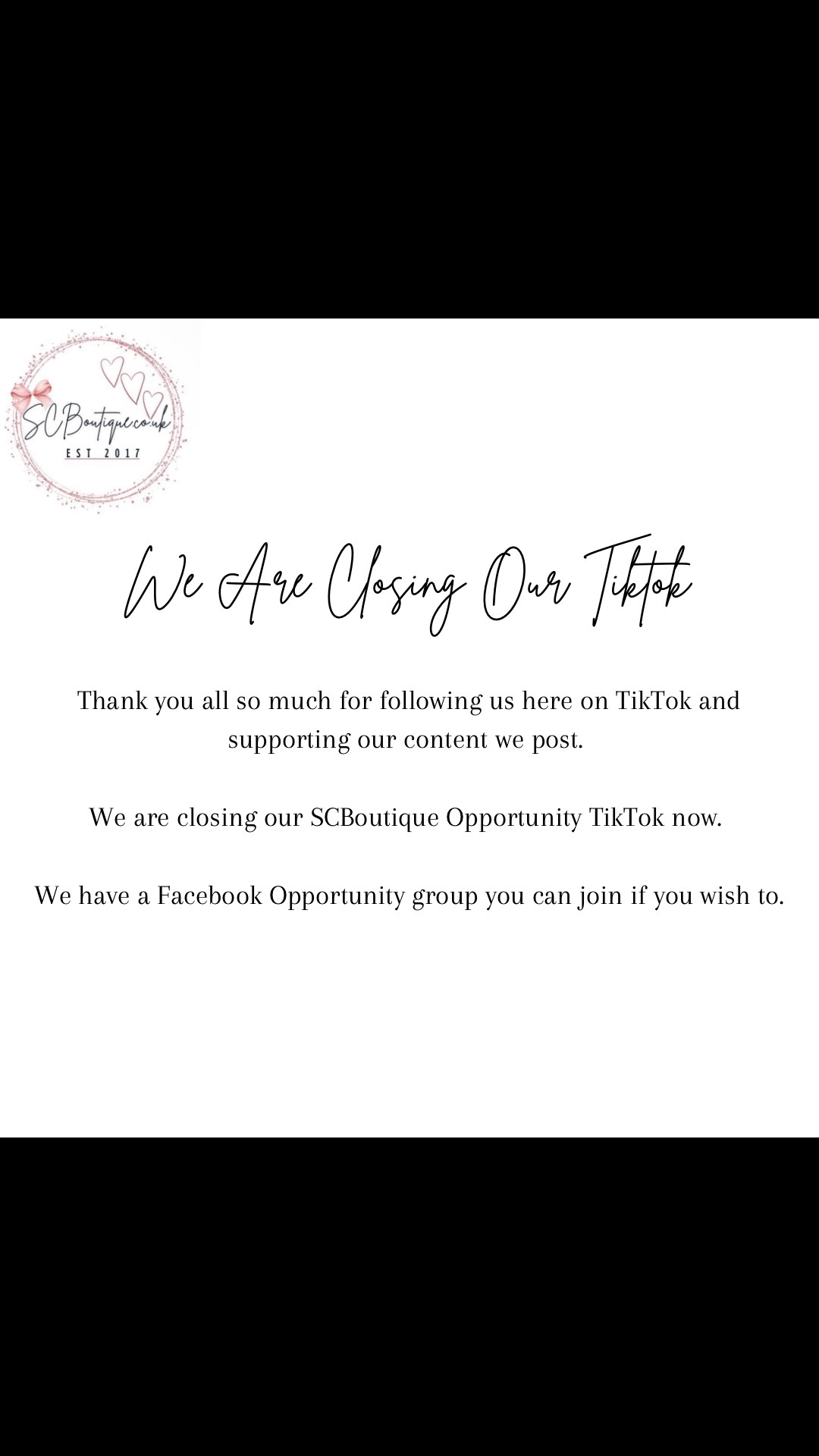 @SCBoutique Uk Opportunity