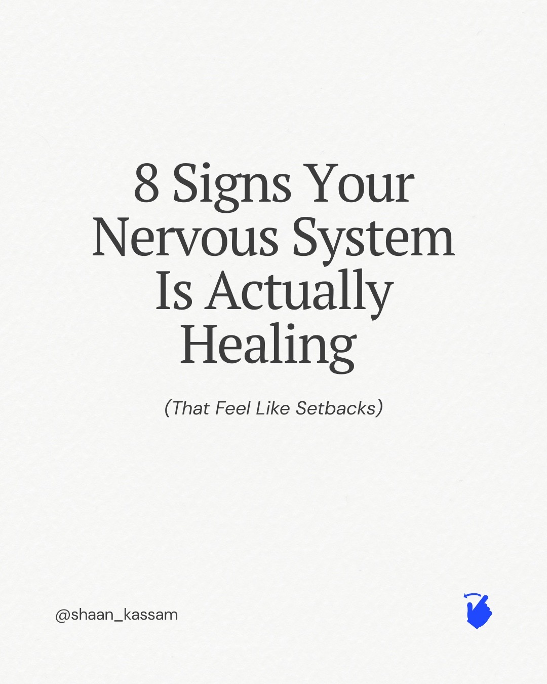 @Shaan | Anxiety Recovery