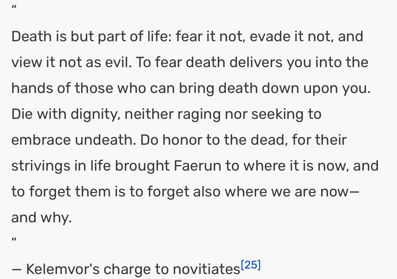 @Kelemvorite Cleric