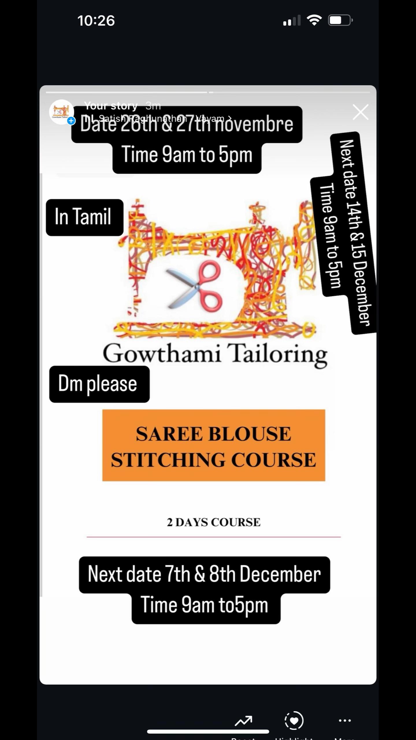 @gowthami tailoringFrance