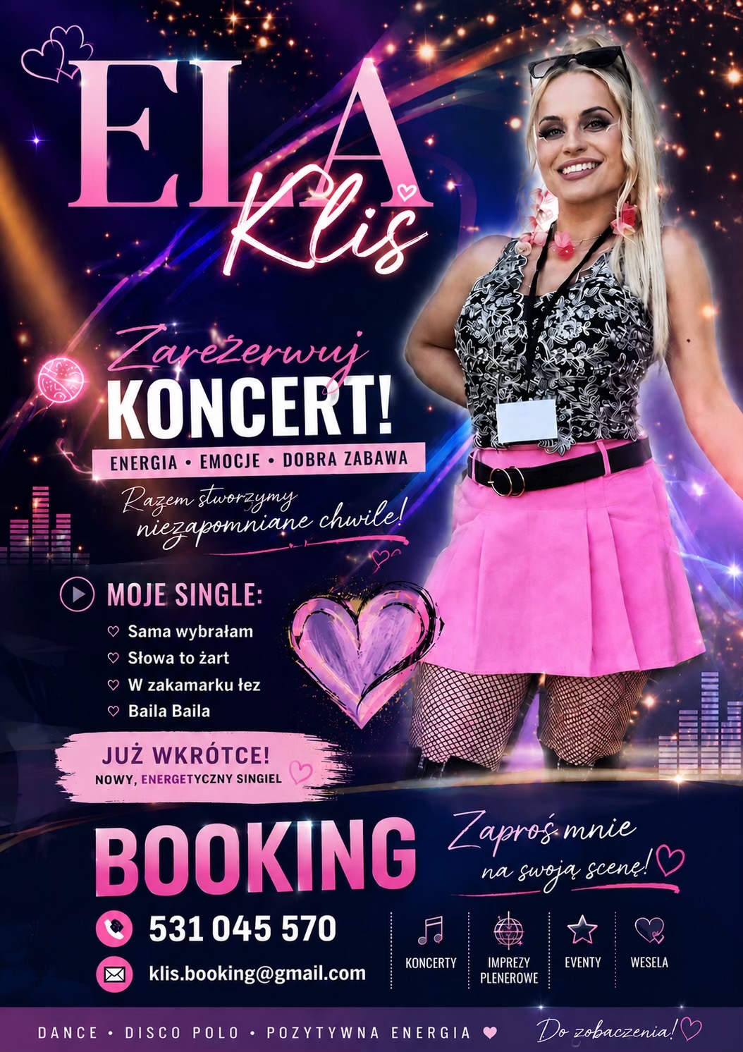 @ELA KLIŚ Wokalistka Dance
