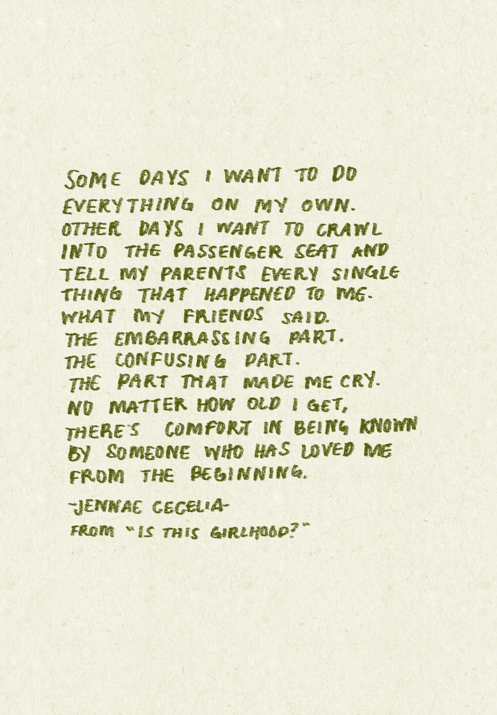@Jennae Cecelia Poetry