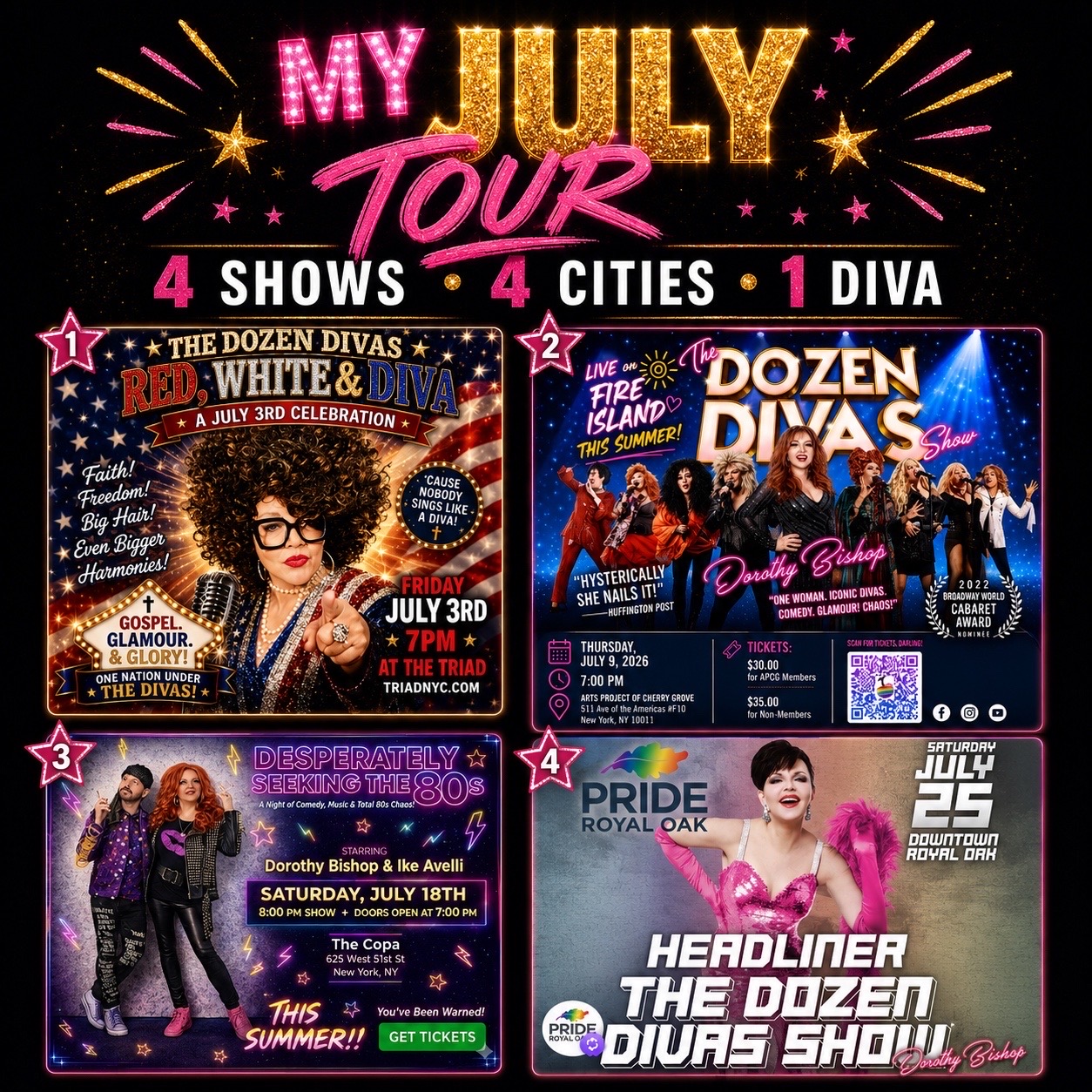 @Dorothy B. Dozen Divas Show!