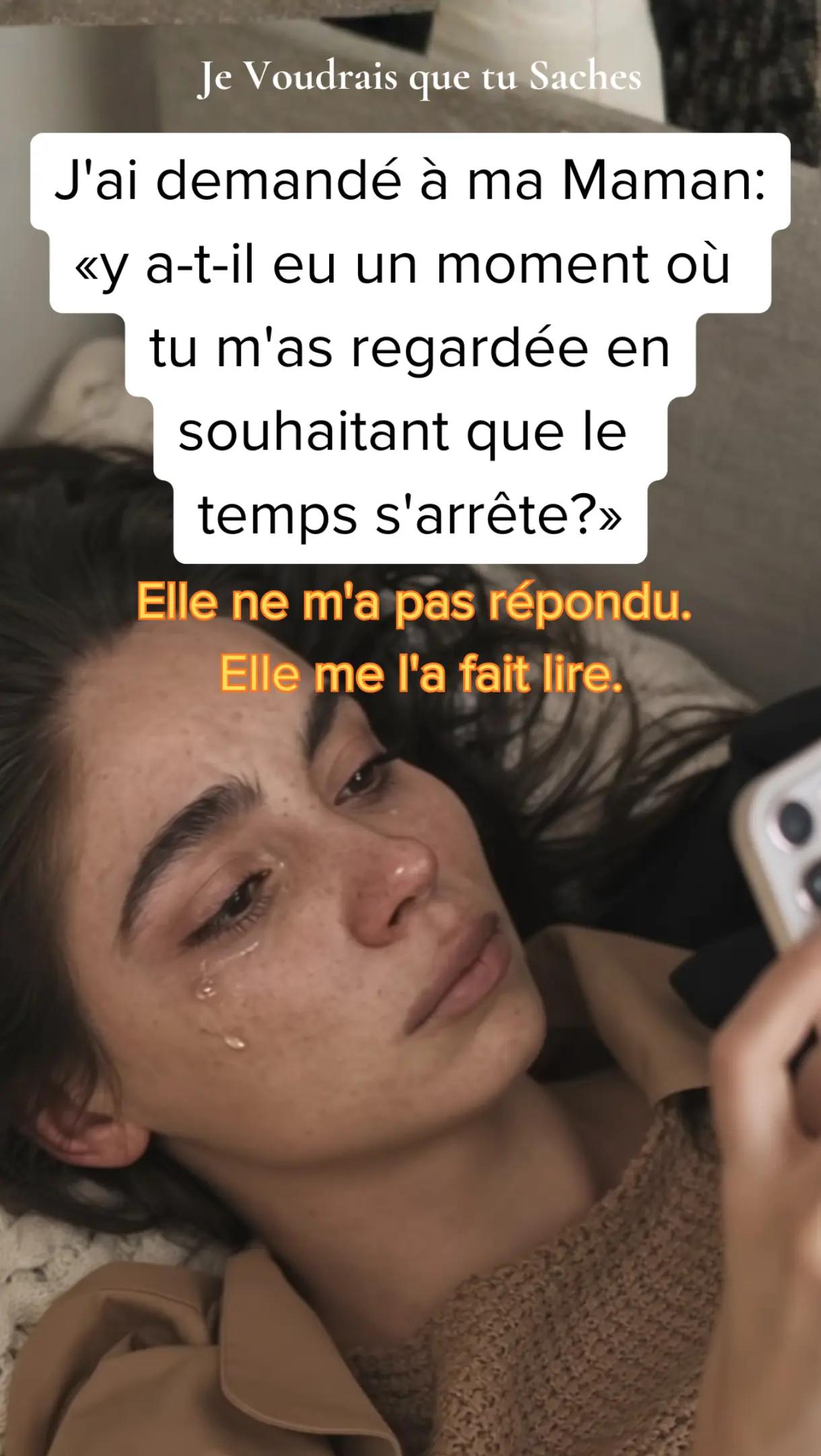 @Je Voudrais Que Tu Saches