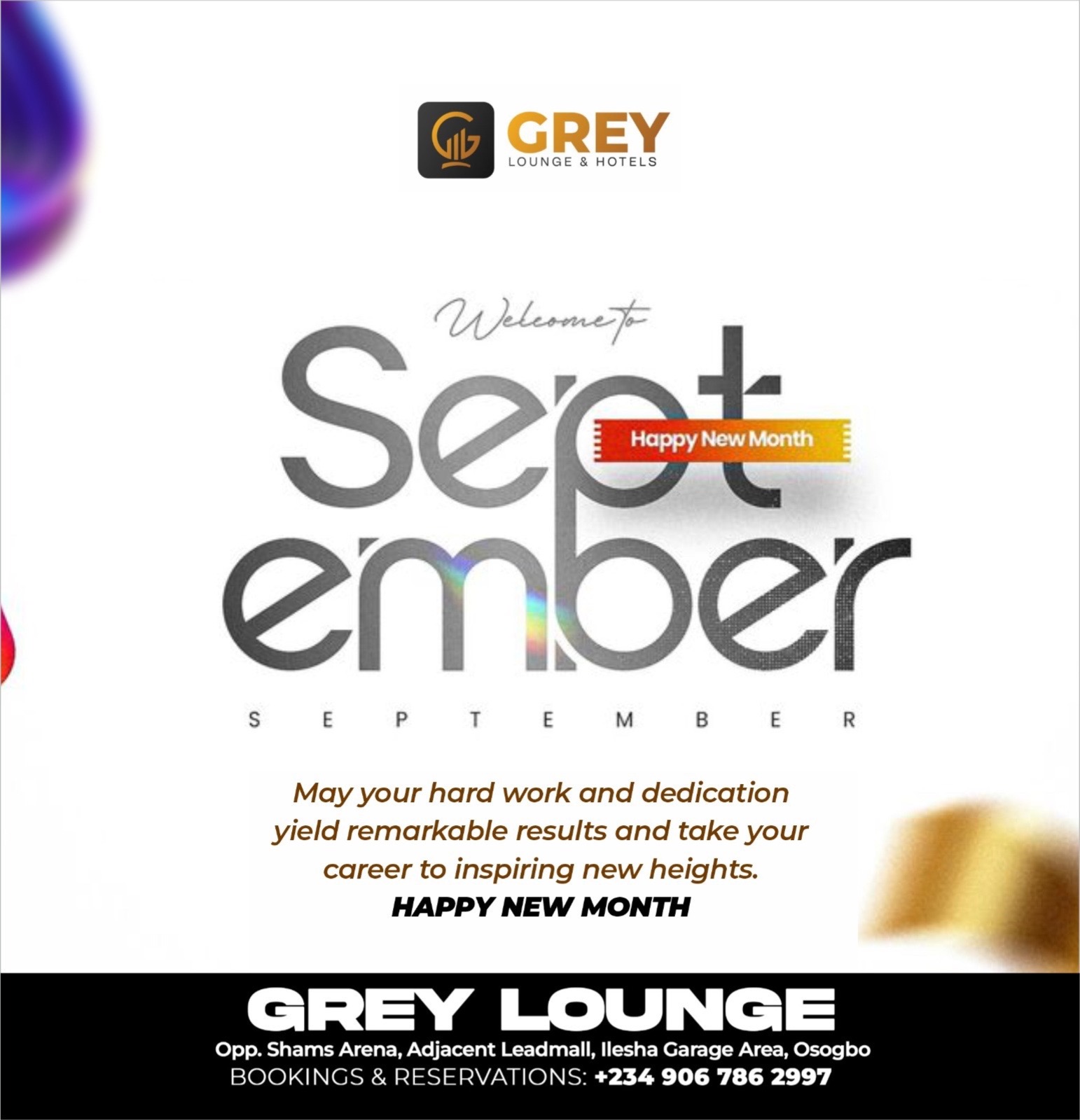 @Grey Lounge Osogbo