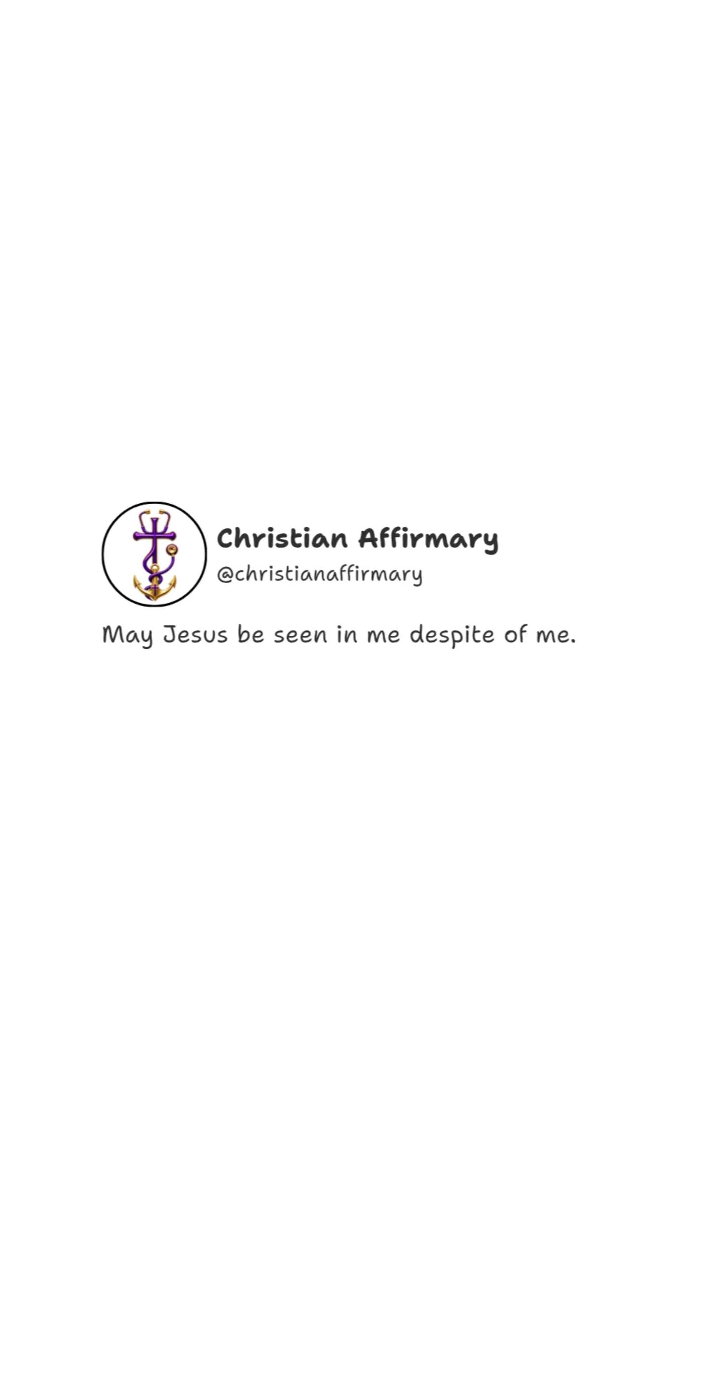 @✝️Christian Affirmary✝️