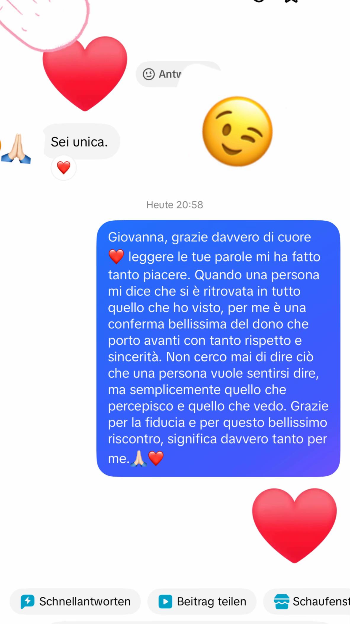 @Mariagrazia e Salvatore Tiamo