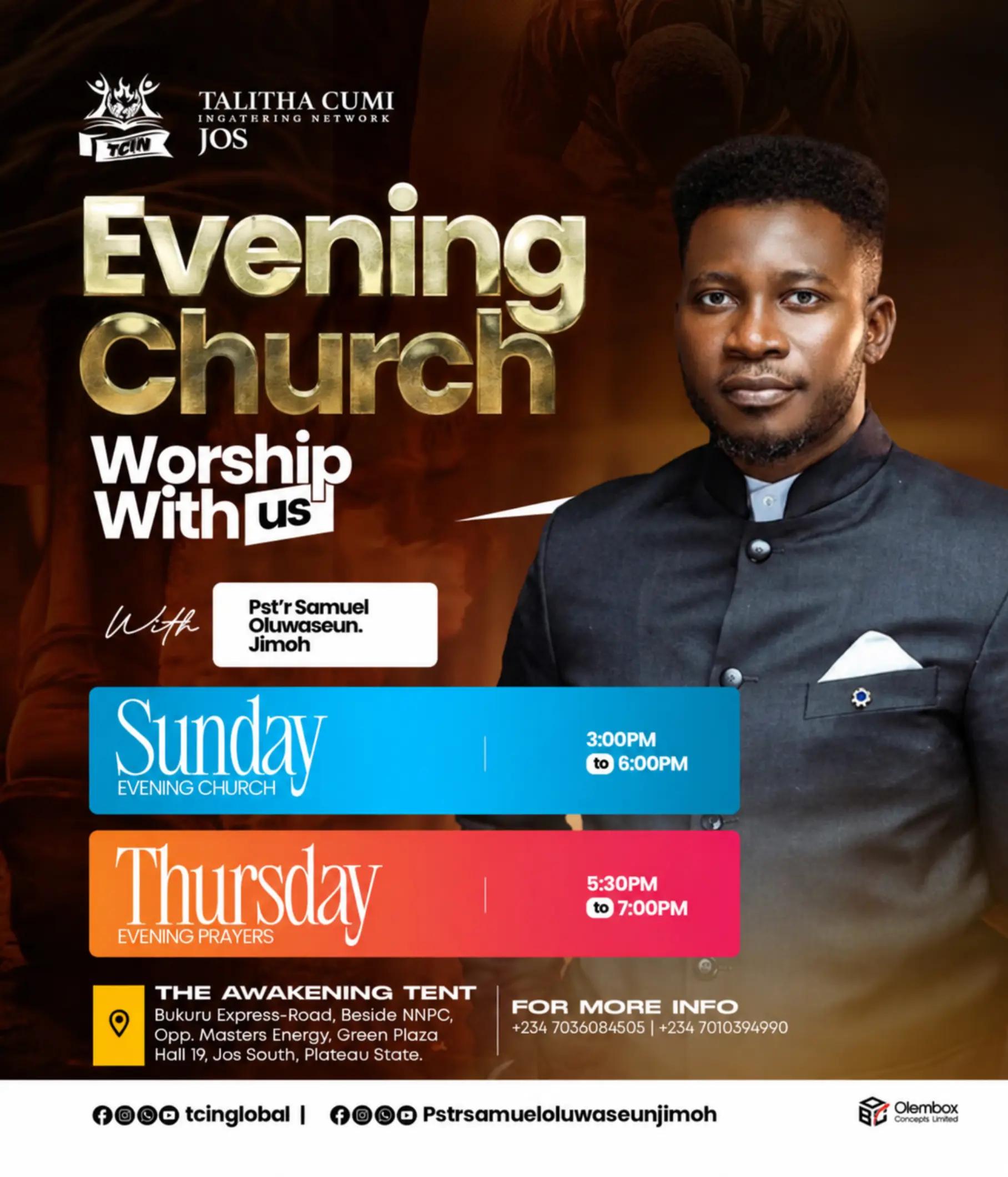 @Pstr Samuel Oluwaseun Jimoh