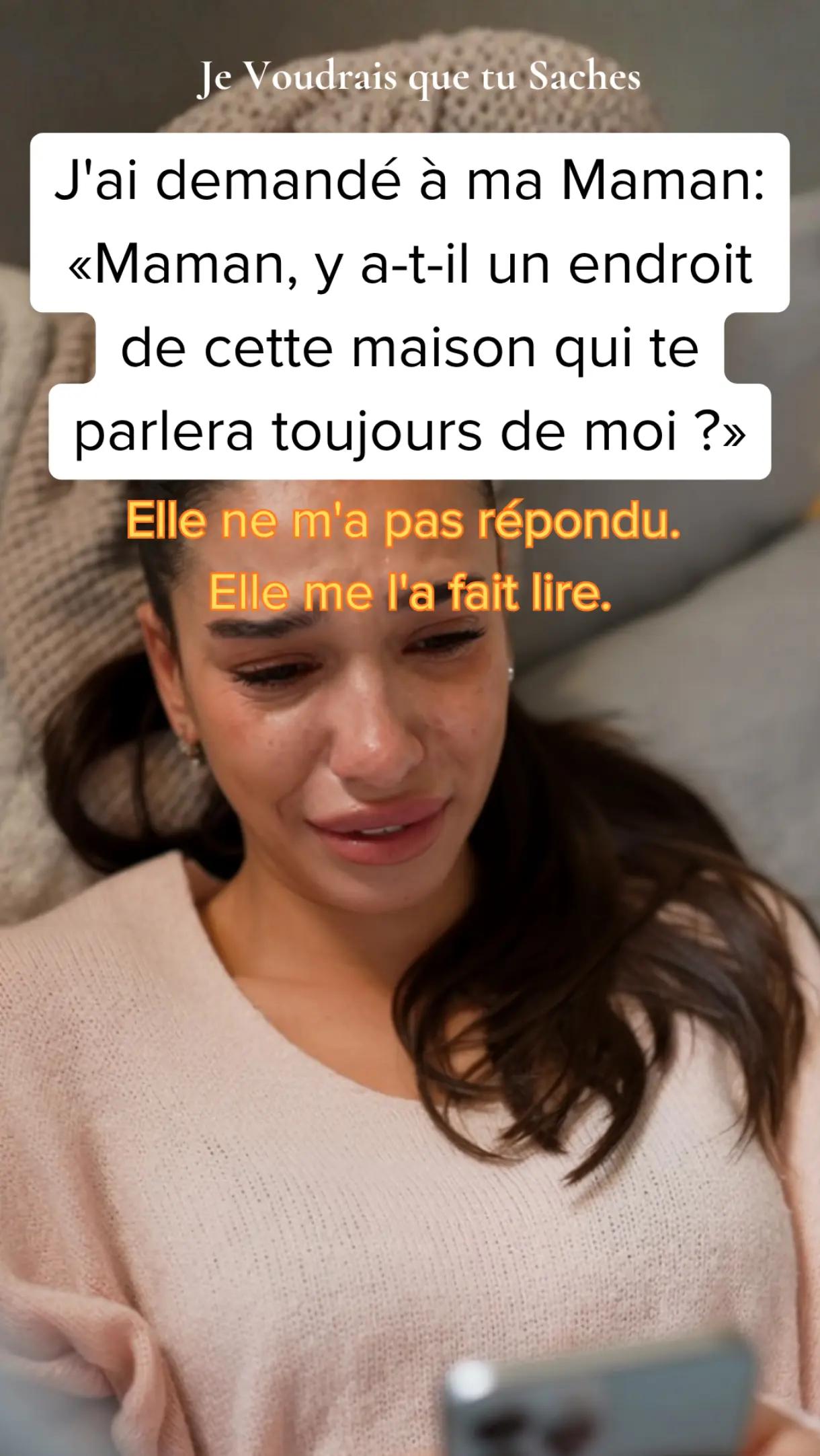 @Je Voudrais Que Tu Saches