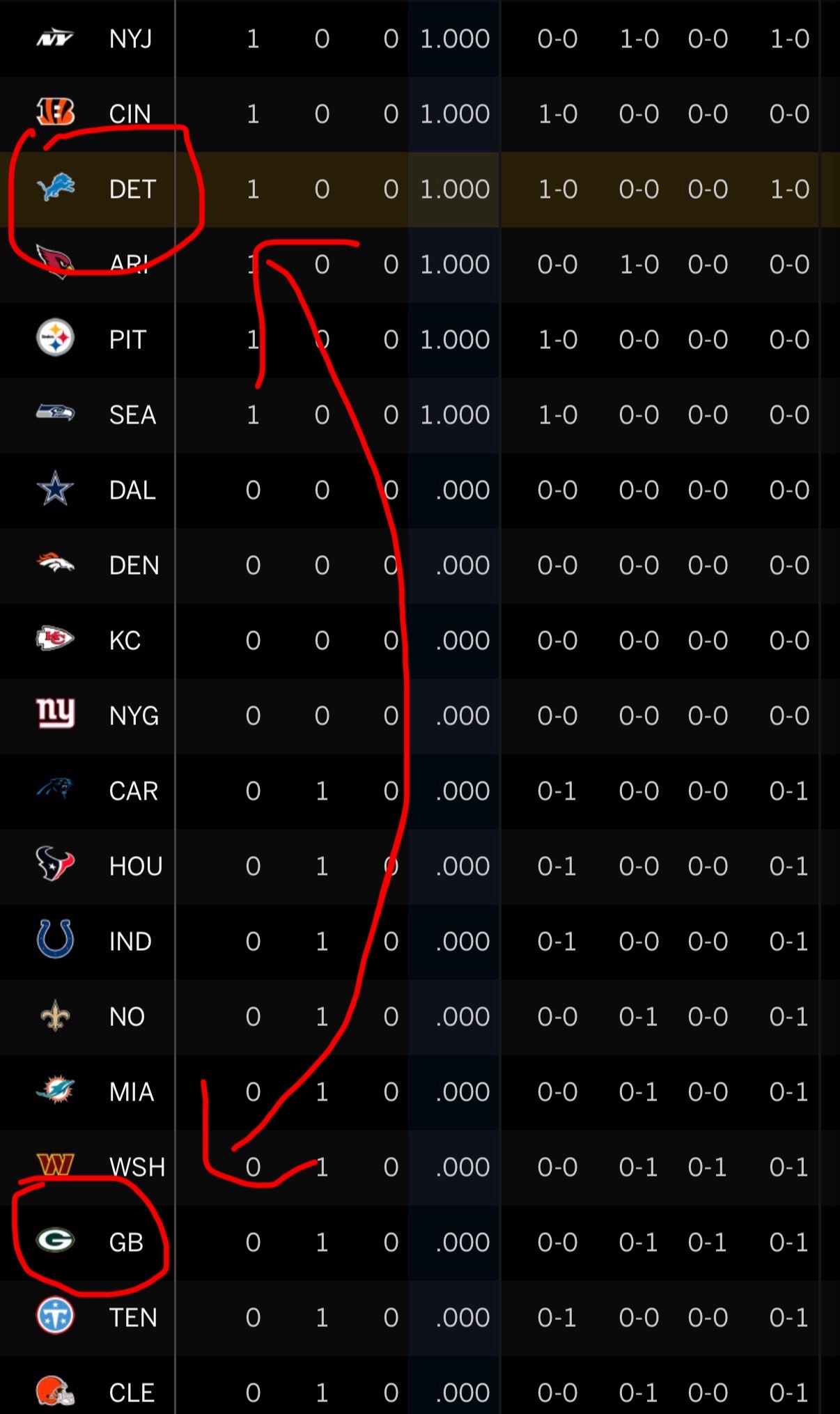 @Detroit Lions