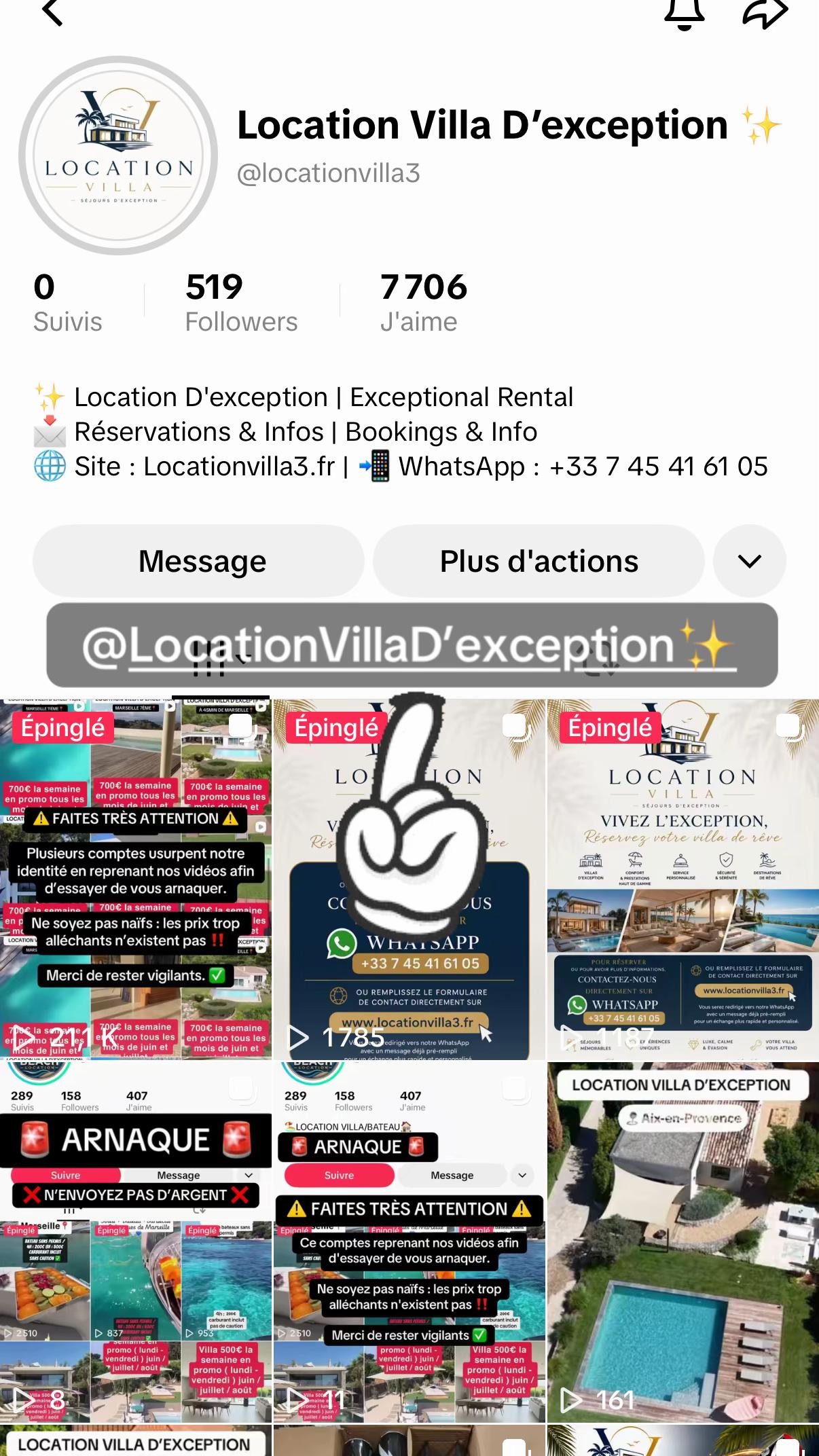 @Location Villa D’exception ✨