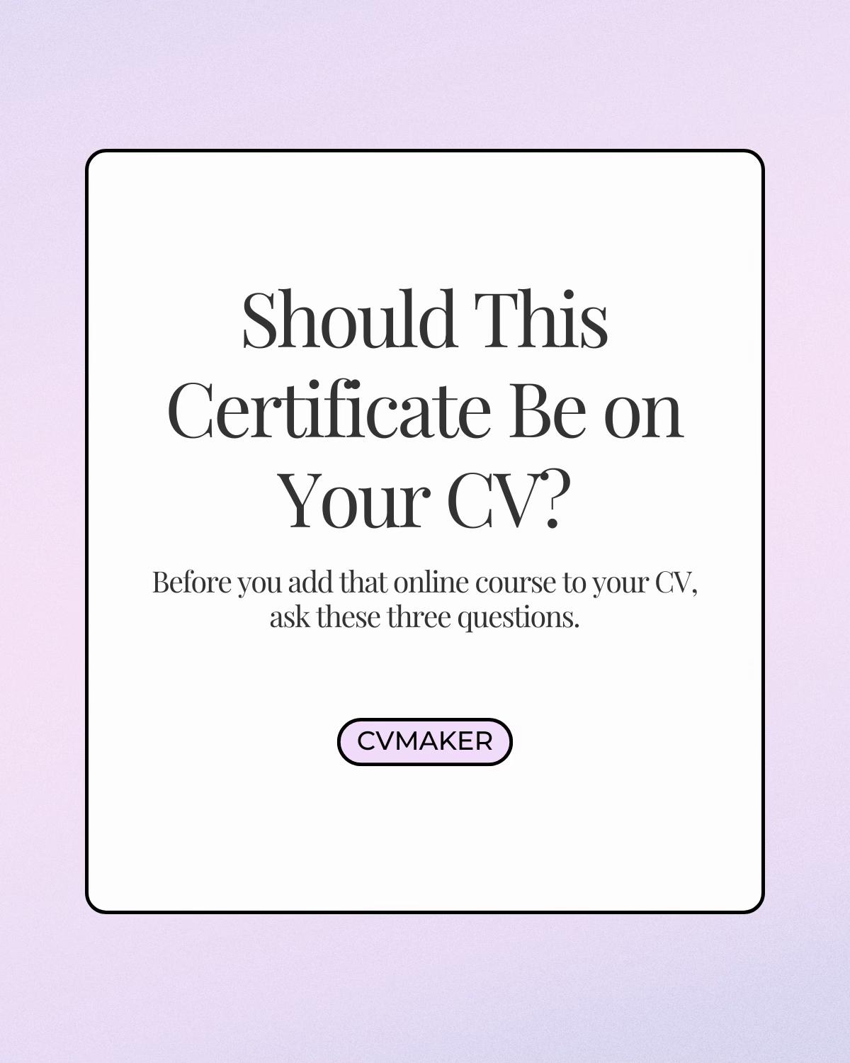 @CVMaker