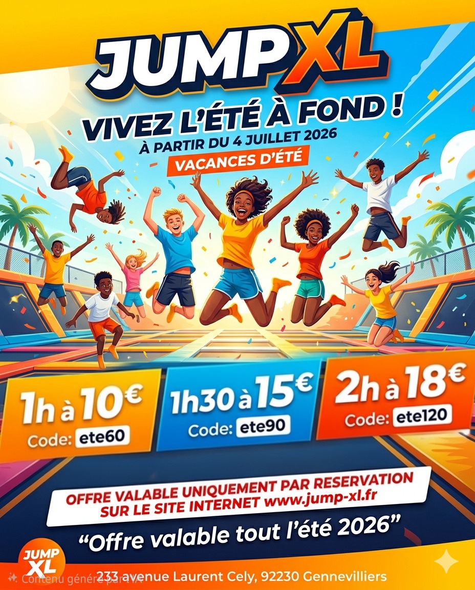@Jump xl paris Gennevilliers