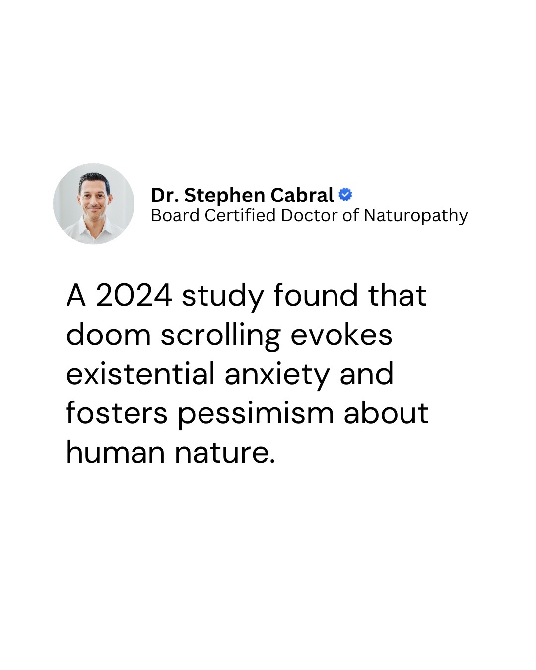 @Dr. Stephen Cabral