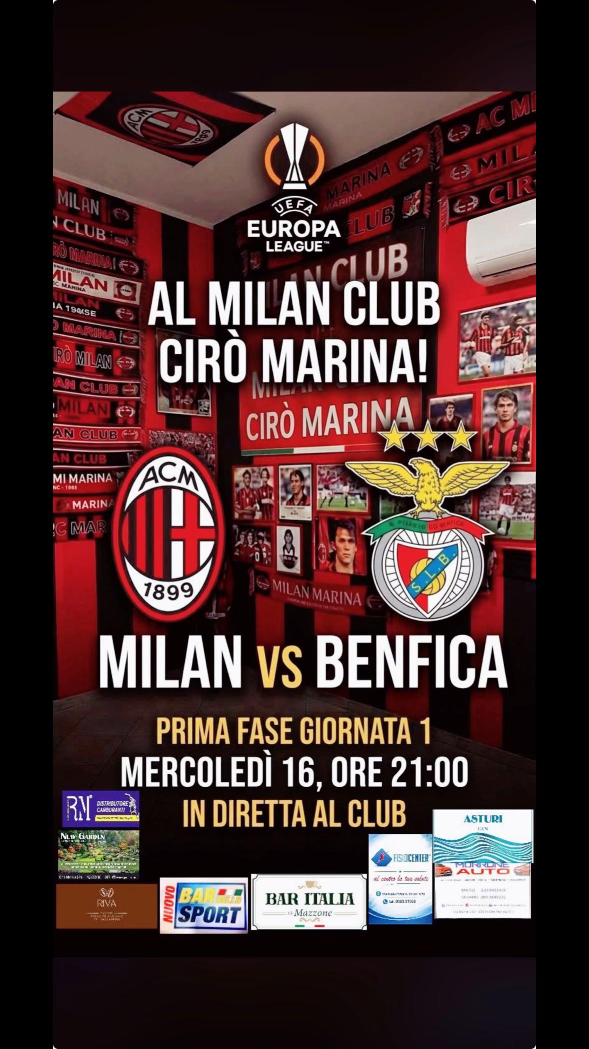 @Milan club Ciro marina
