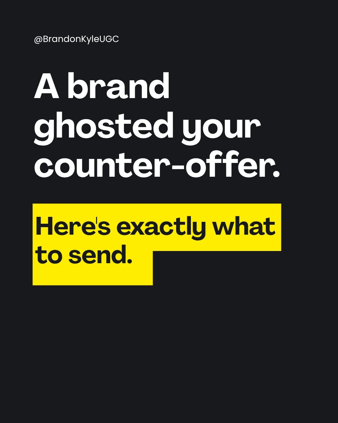 @Brandon - UGC Content Creator